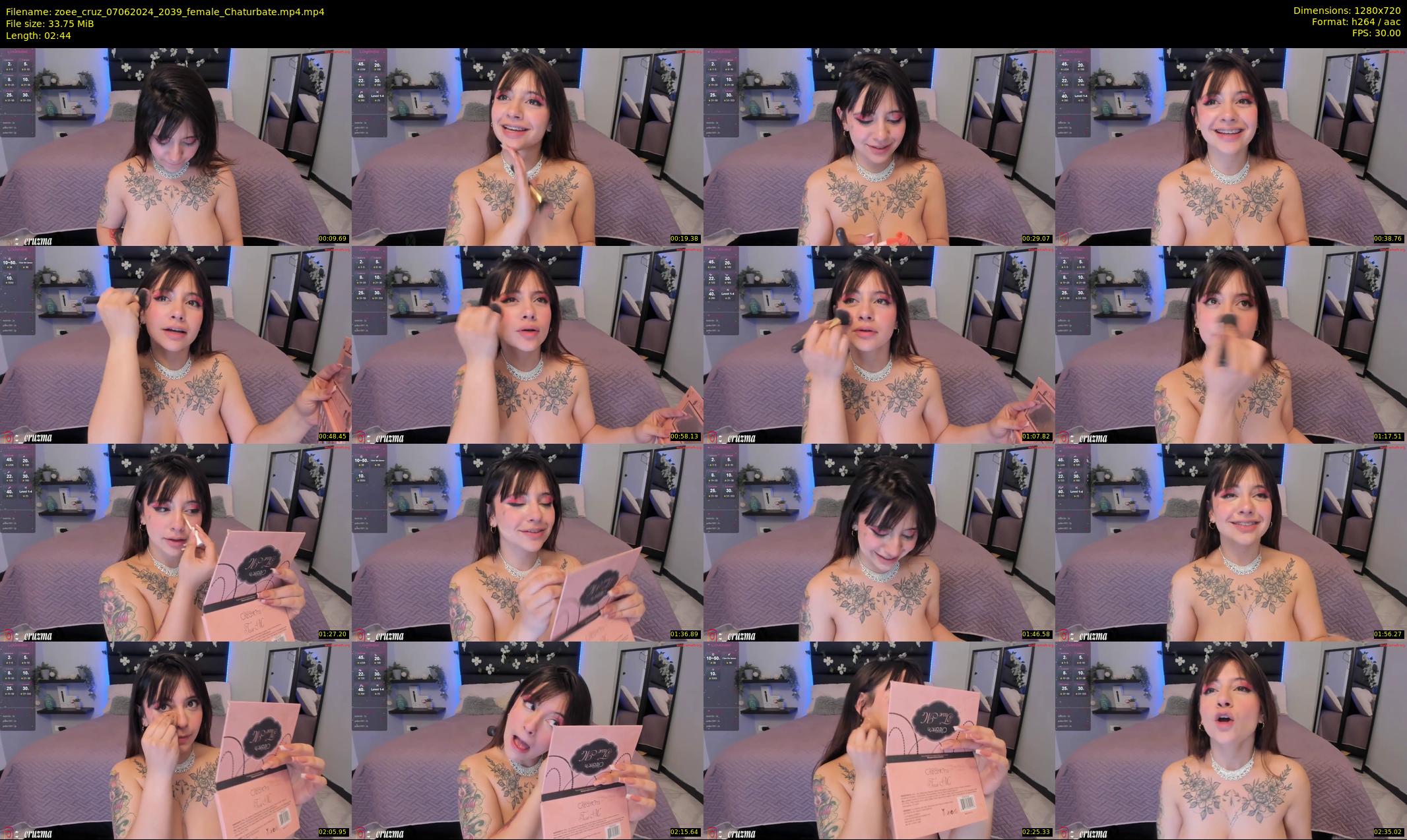 zoee_cruz — 3 minute Chaturbate female cam show recording, 720p, Jun 7, 2024