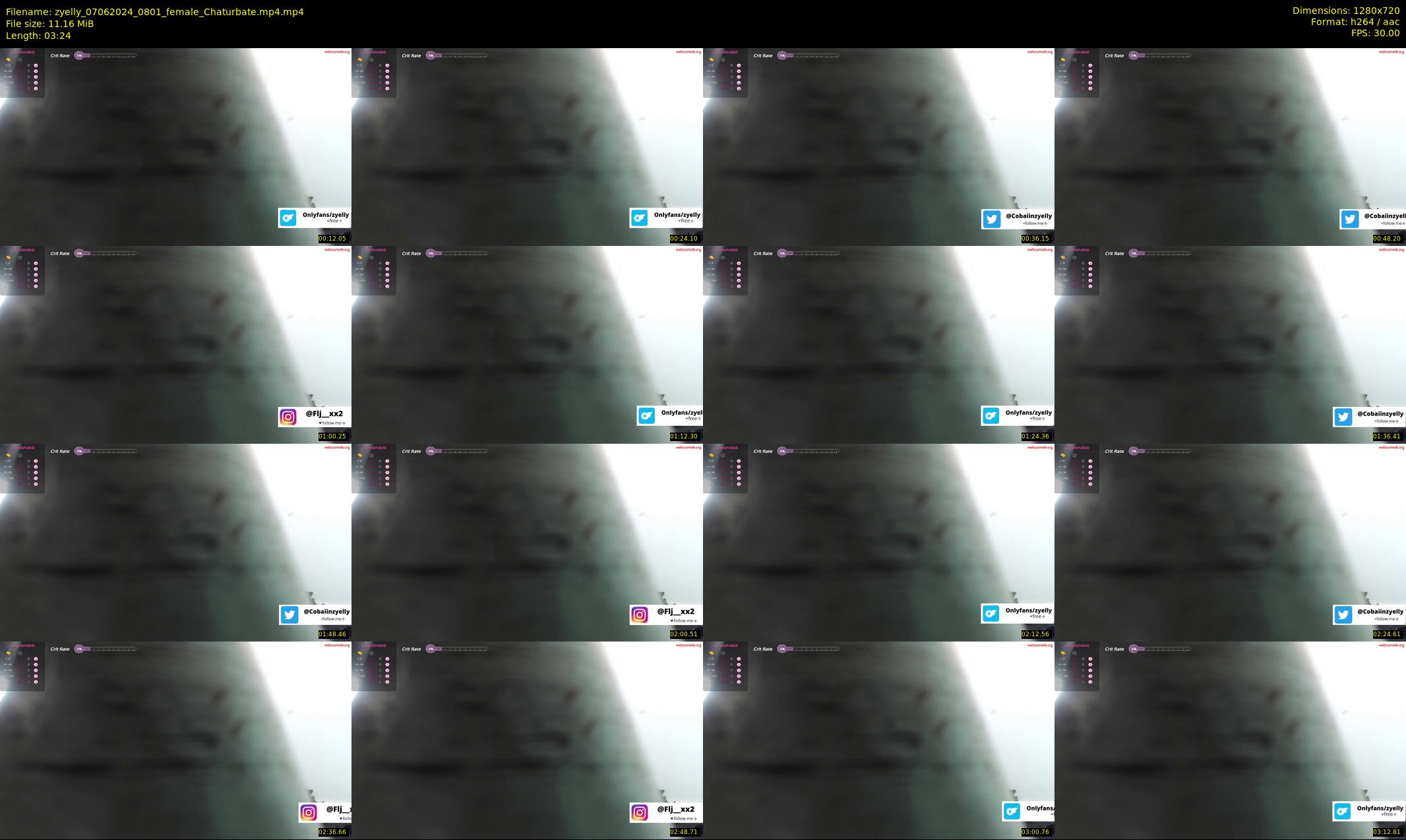 zyelly — 4 minute Chaturbate female cam show recording, 720p, Jun 7, 2024