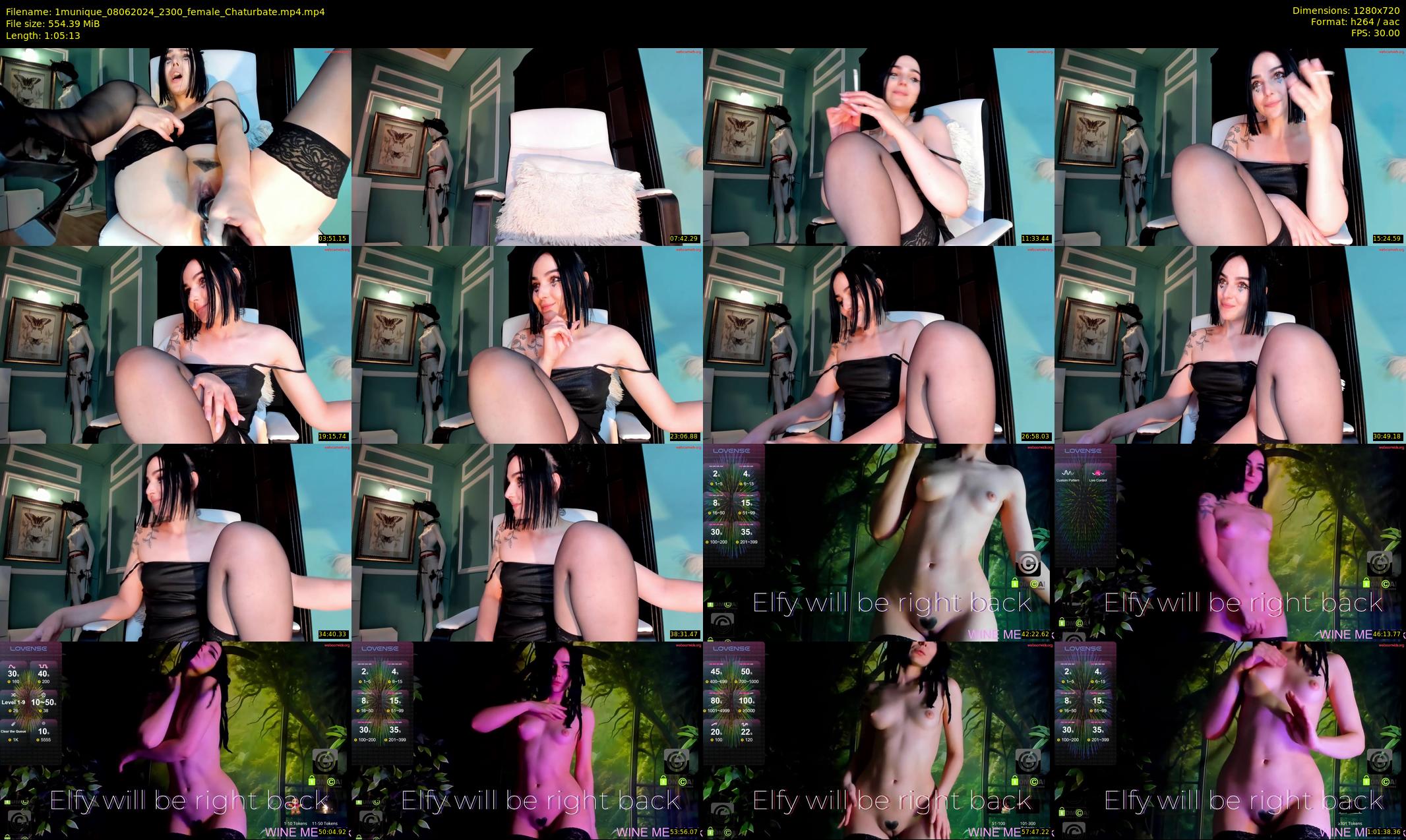 1munique — 66 minute Chaturbate female cam show recording, 720p, Jun 8, 2024