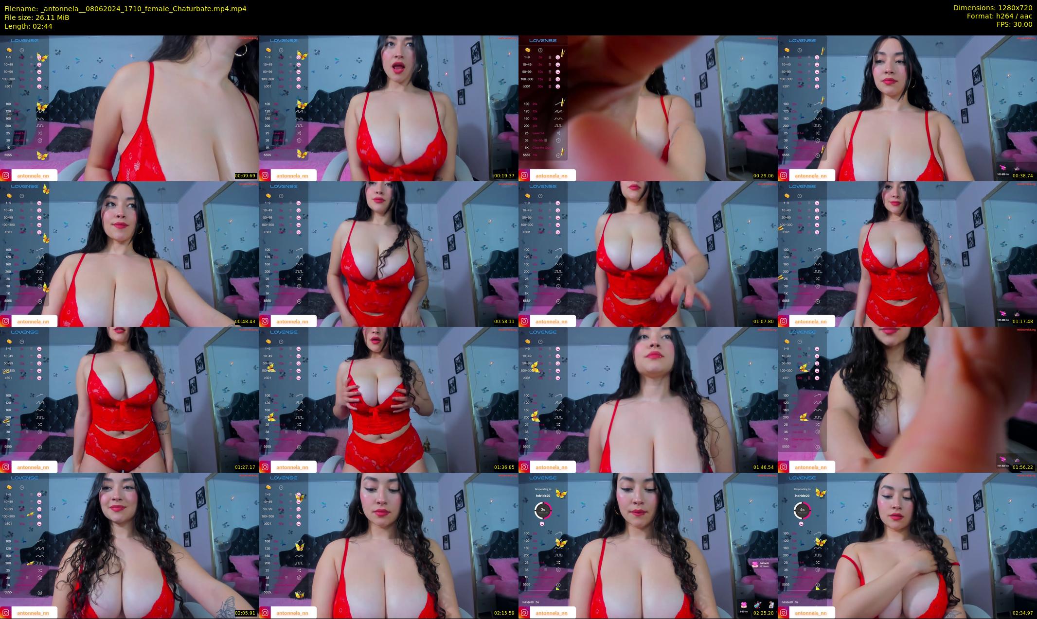 _antonnela_ — 3 minute Chaturbate female cam show recording, 720p, Jun 8, 2024
