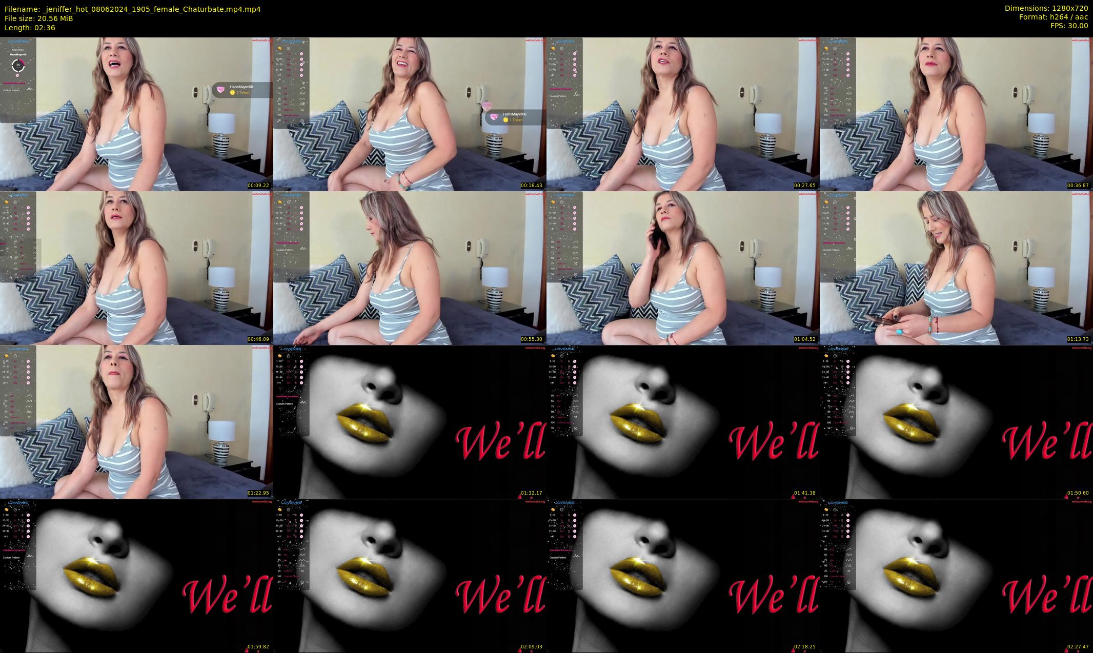 _jeniffer_hot — 3 minute Chaturbate female cam show recording, 720p, Jun 8, 2024