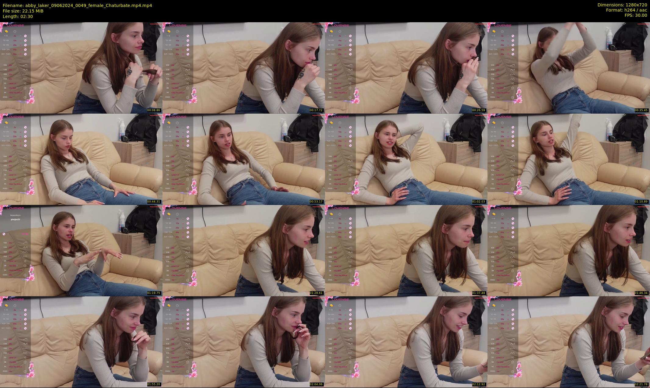 abby_laker — 3 minute Chaturbate female cam show recording, 720p, Jun 9, 2024