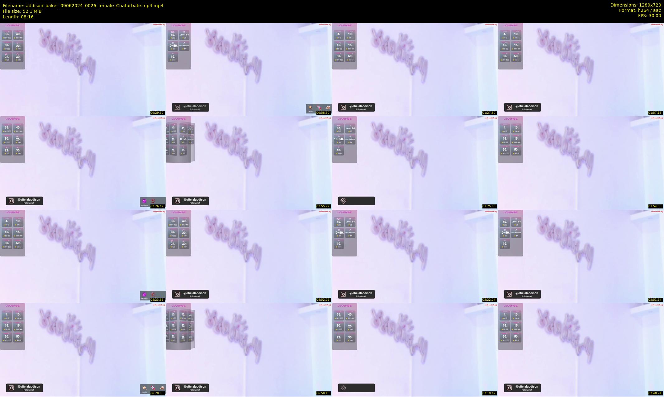 addison_baker — 9 minute Chaturbate female cam show recording, 720p, Jun 9, 2024