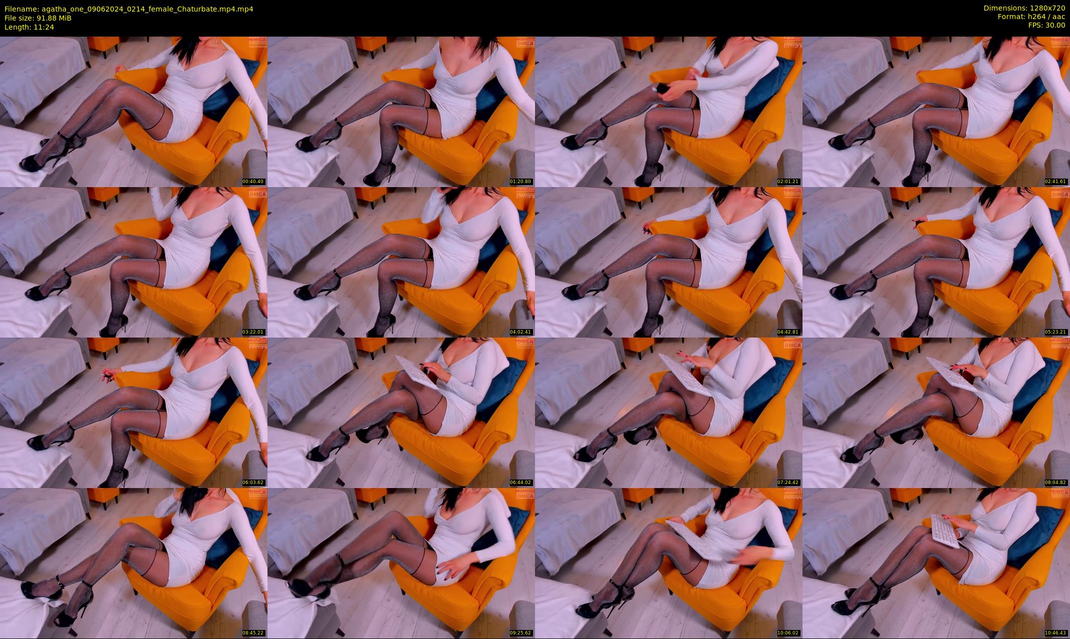 agatha_one — 12 minute Chaturbate female cam show recording, 720p, Jun 9, 2024