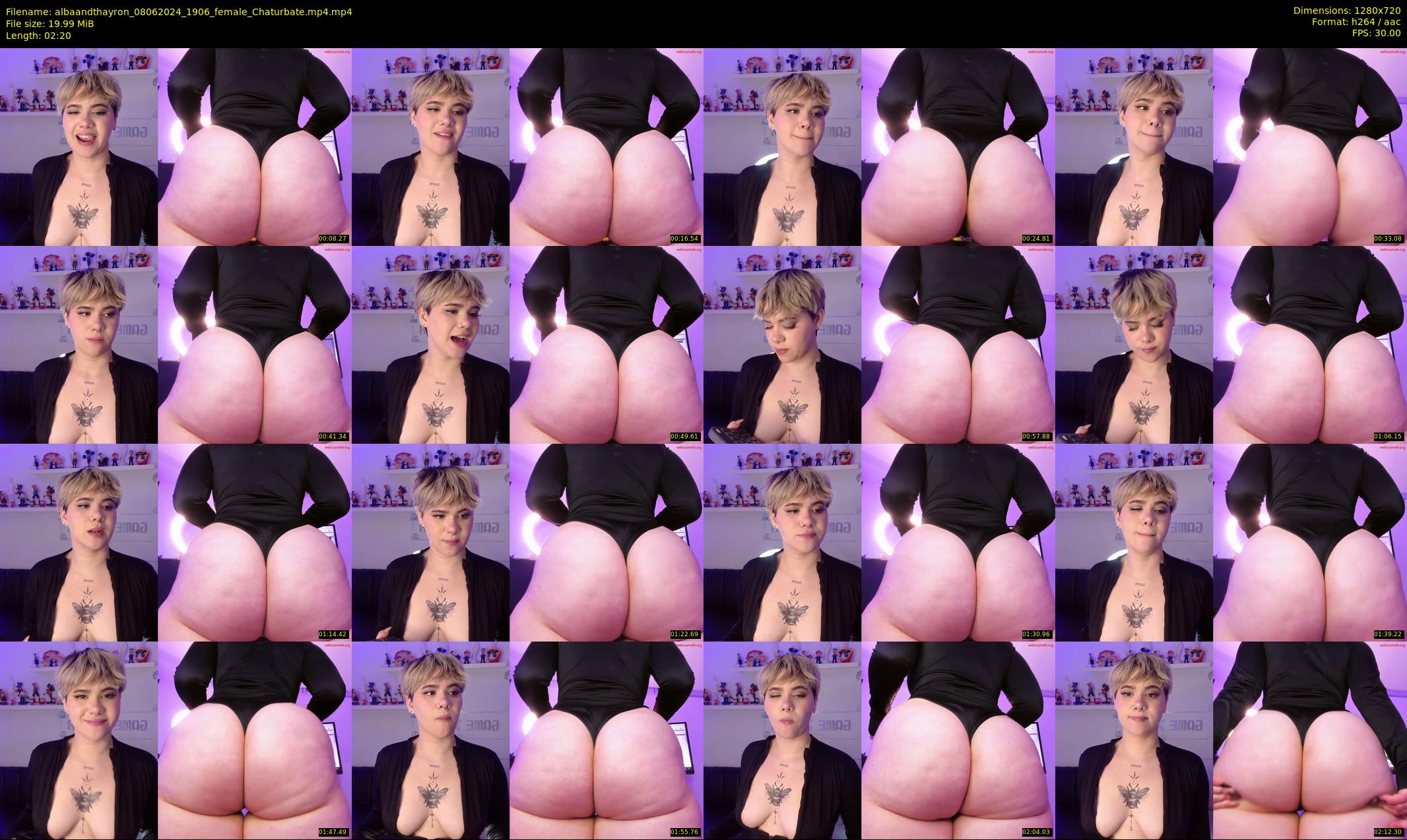 albaandthayron — 3 minute Chaturbate couple cam show recording, 720p, Jun 8, 2024