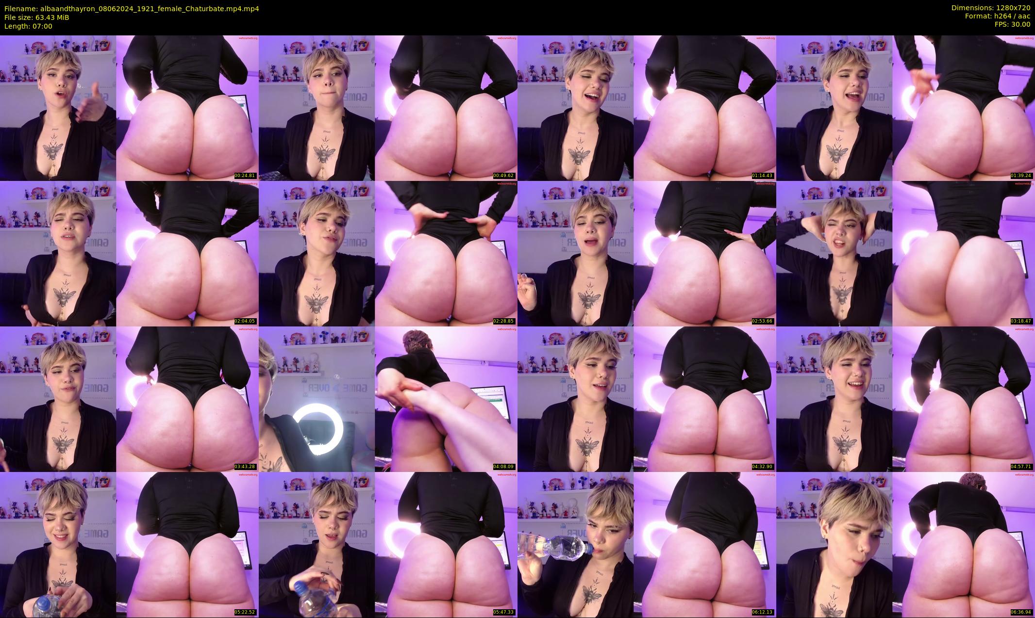 albaandthayron — 7 minute Chaturbate couple cam show recording, 720p, Jun 8, 2024