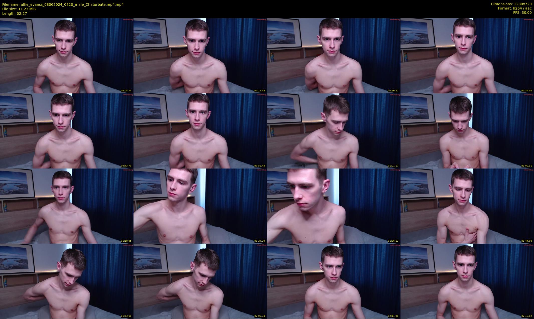 alfie_evanss — 3 minute Chaturbate male cam show recording, 720p, Jun 8, 2024