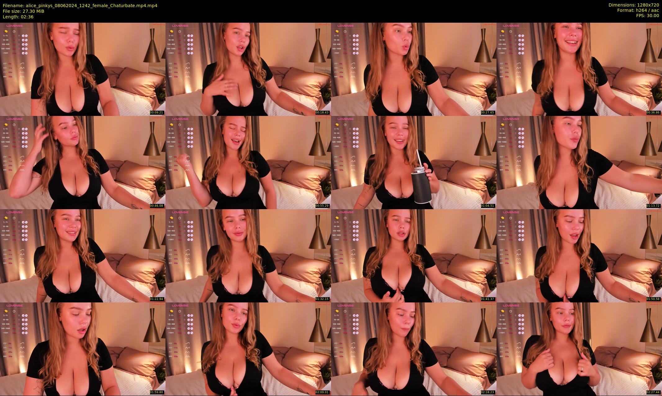 alice_pinkys — 3 minute Chaturbate female cam show recording, 720p, Jun 8, 2024