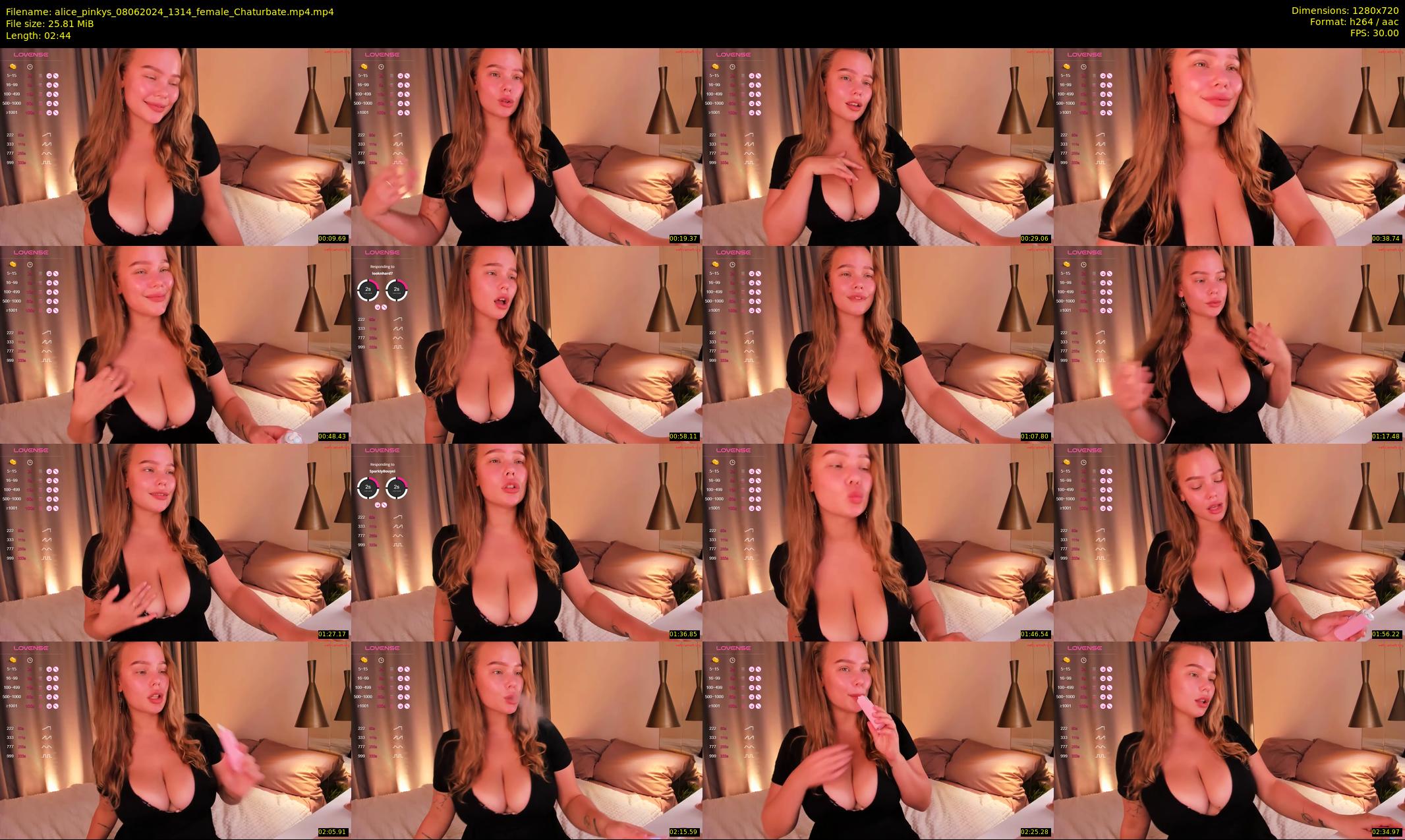 alice_pinkys — 3 minute Chaturbate female cam show recording, 720p, Jun 8, 2024