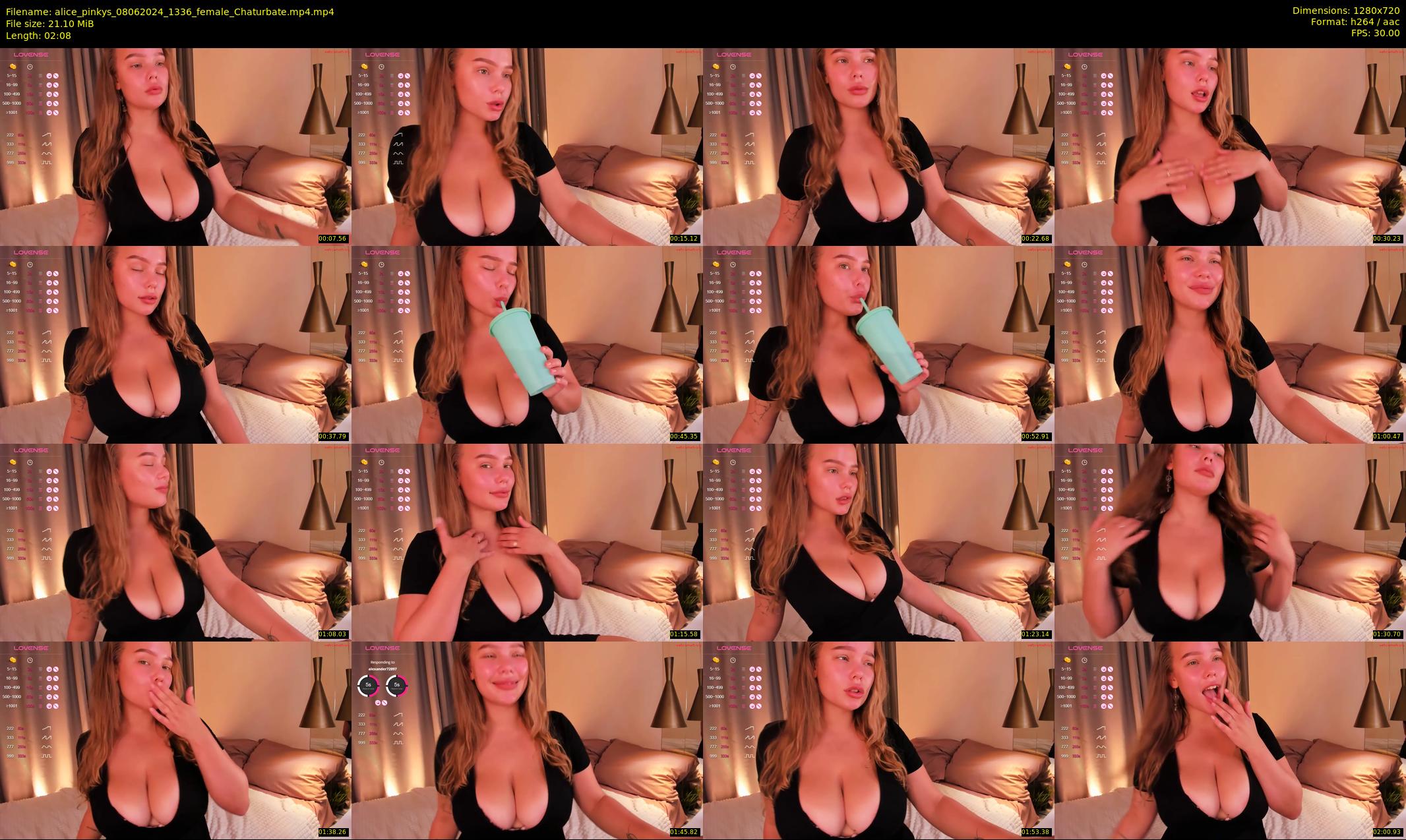 alice_pinkys — 3 minute Chaturbate female cam show recording, 720p, Jun 8, 2024