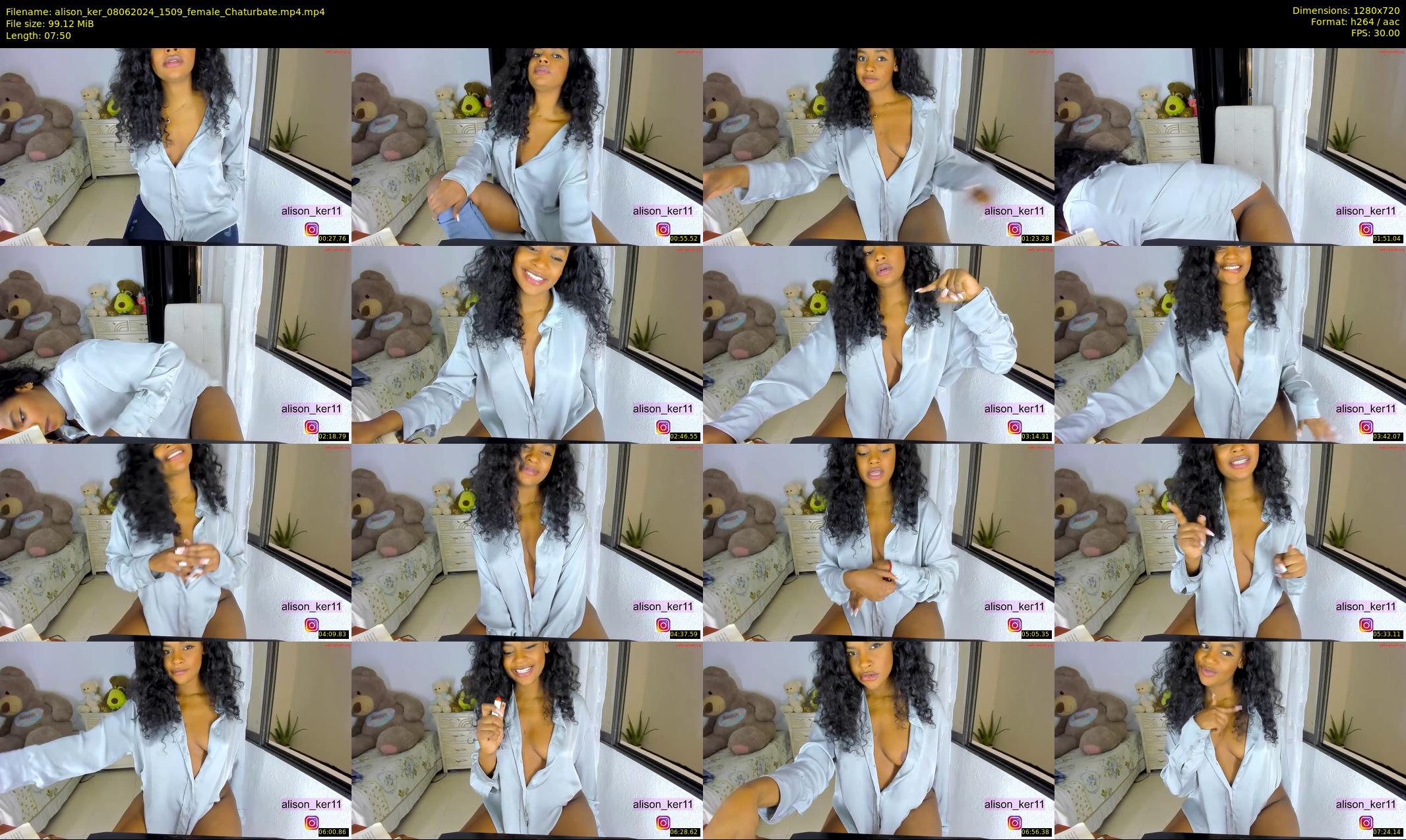 alison_ker — 8 minute Chaturbate female cam show recording, 720p, Jun 8, 2024