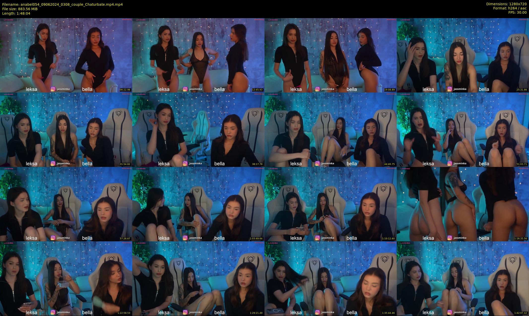anabel054 — 109 minute Chaturbate female cam show recording, 720p, Jun 9, 2024