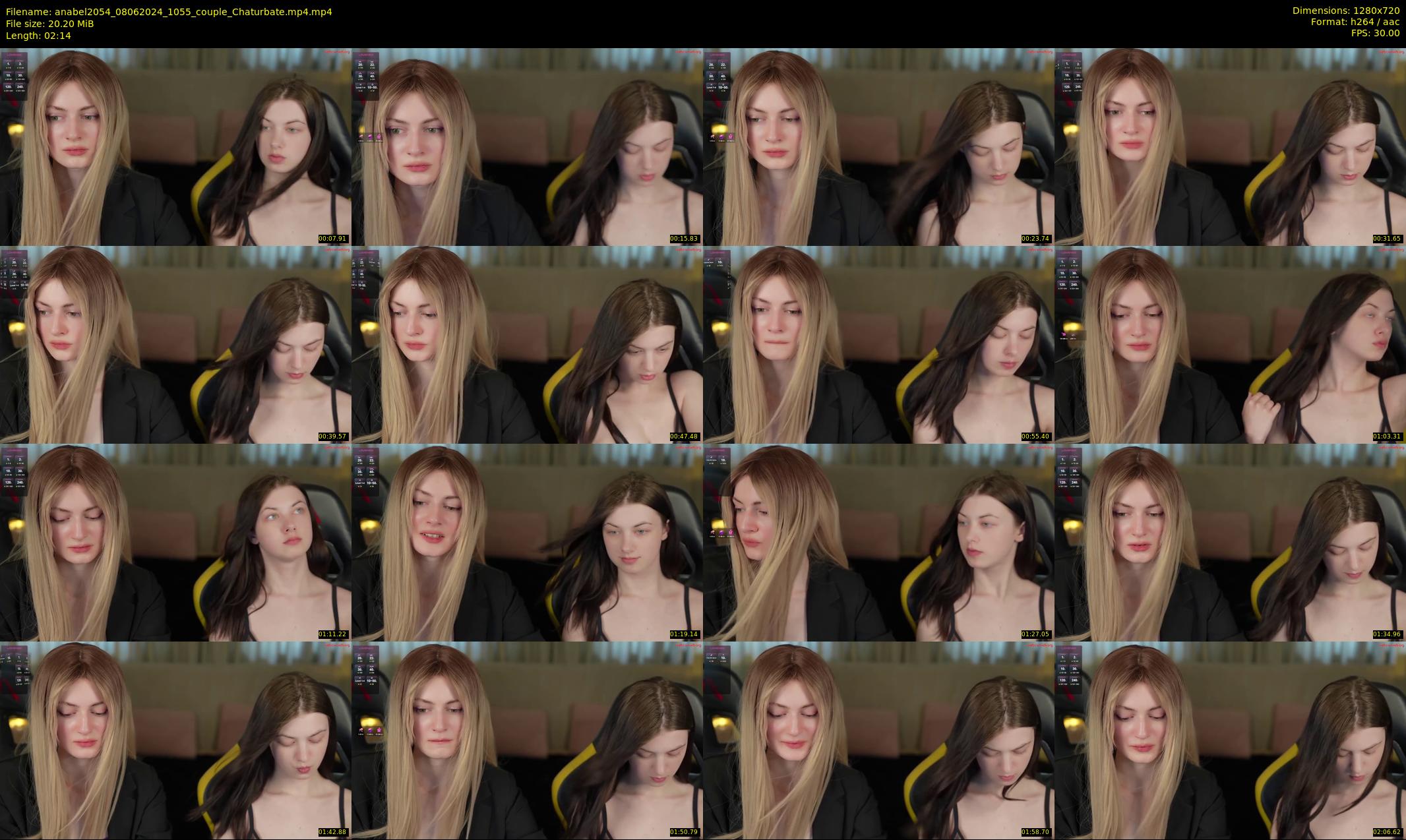 anabel2054 — 3 minute Chaturbate female cam show recording, 720p, Jun 8, 2024