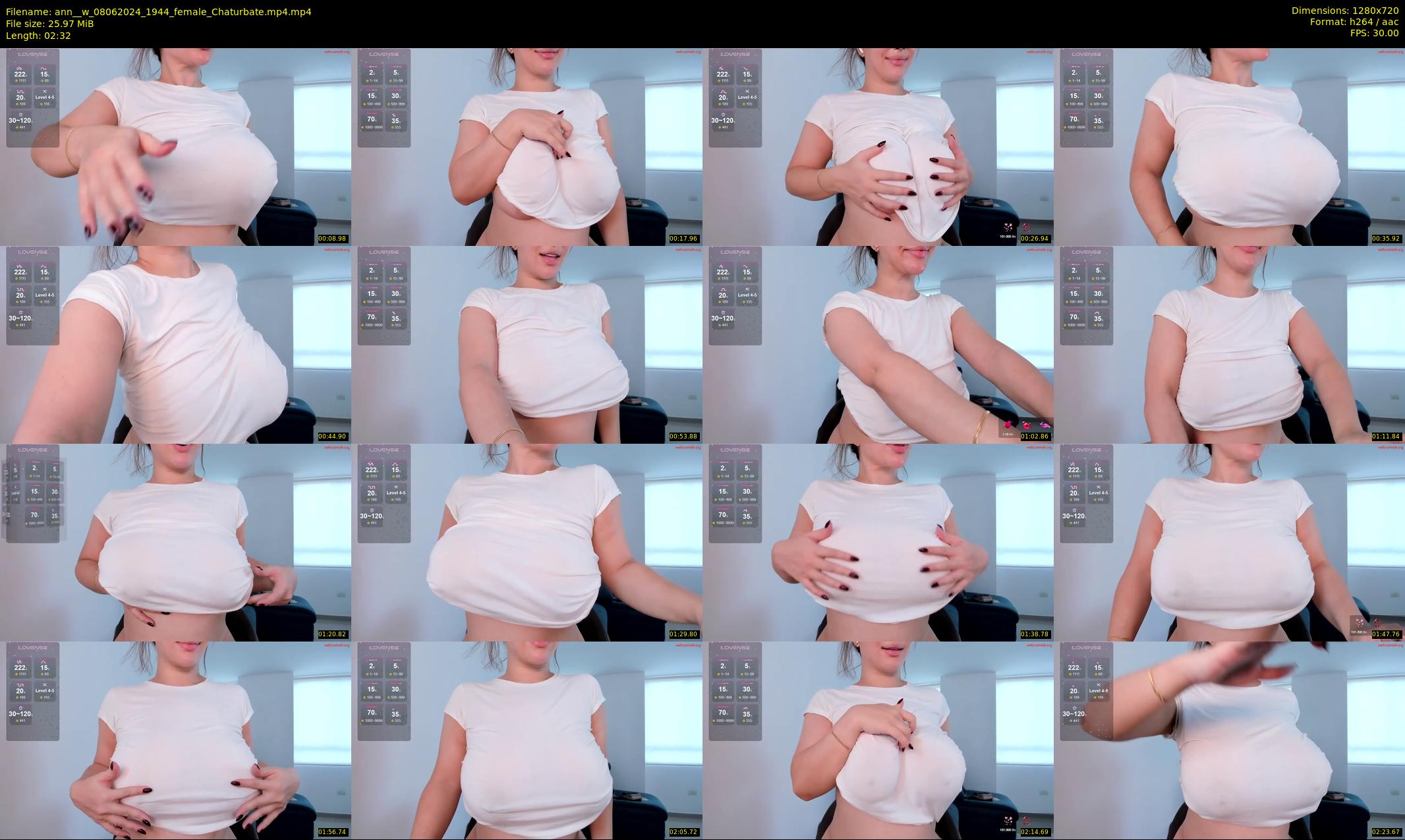 ann__w — 3 minute Chaturbate female cam show recording, 720p, Jun 8, 2024