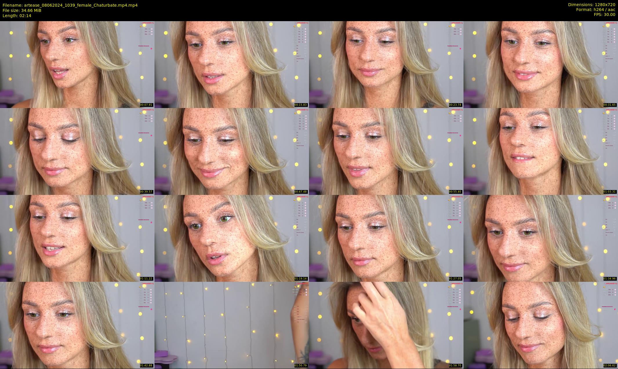 artease — 3 minute Chaturbate female cam show recording, 720p, Jun 8, 2024