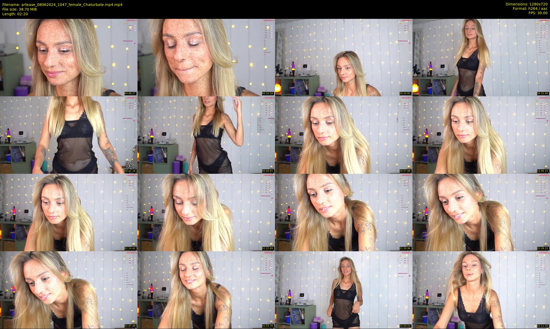 artease — 3 minute Chaturbate female cam show recording, 720p, Jun 8, 2024