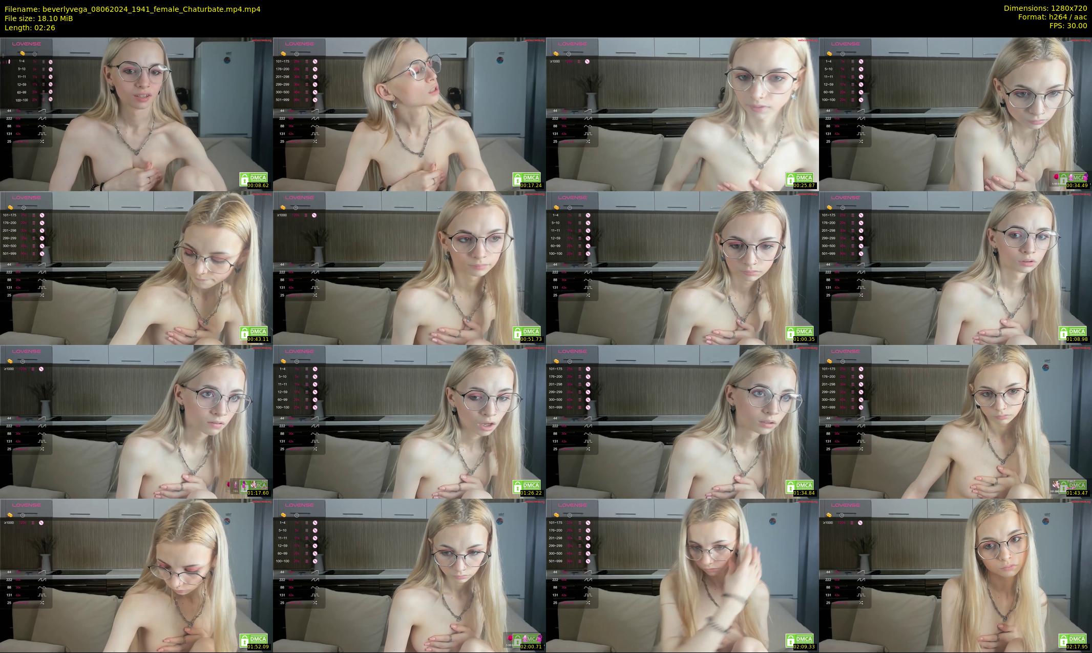 beverlyvega — 3 minute Chaturbate couple cam show recording, 720p, Jun 8, 2024