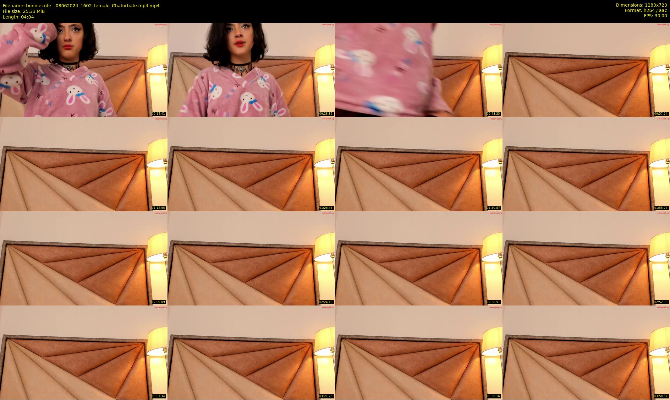 bonniecute_ — 5 minute Chaturbate female cam show recording, 720p, Jun 8, 2024