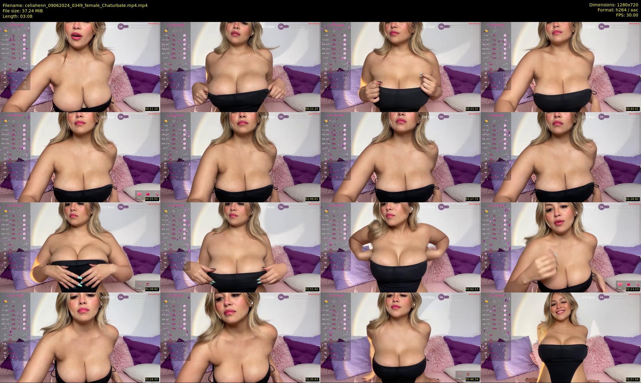 celiahenn — 4 minute Chaturbate female cam show recording, 720p, Jun 9, 2024