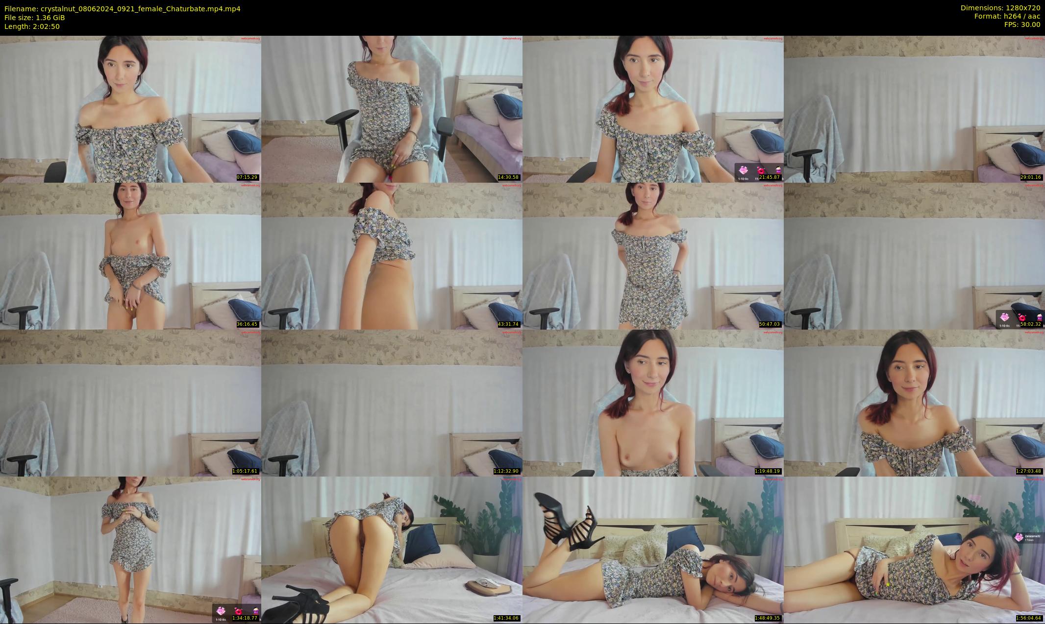 crystalnut — 123 minute Chaturbate female cam show recording, 720p, Jun 8, 2024