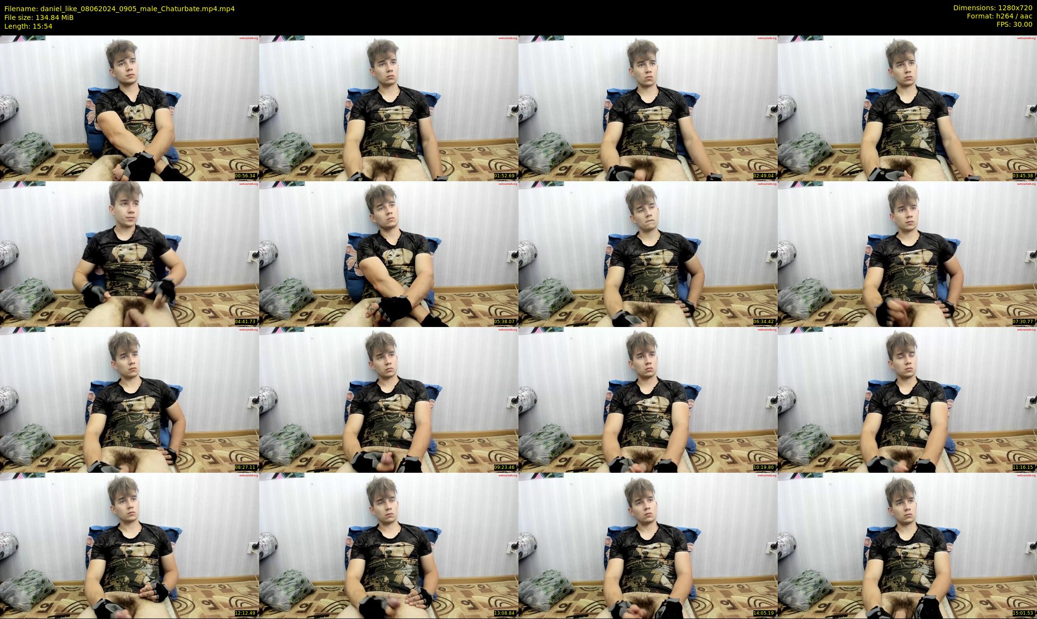 daniel_like — 16 minute Chaturbate male cam show recording, 720p, Jun 8, 2024