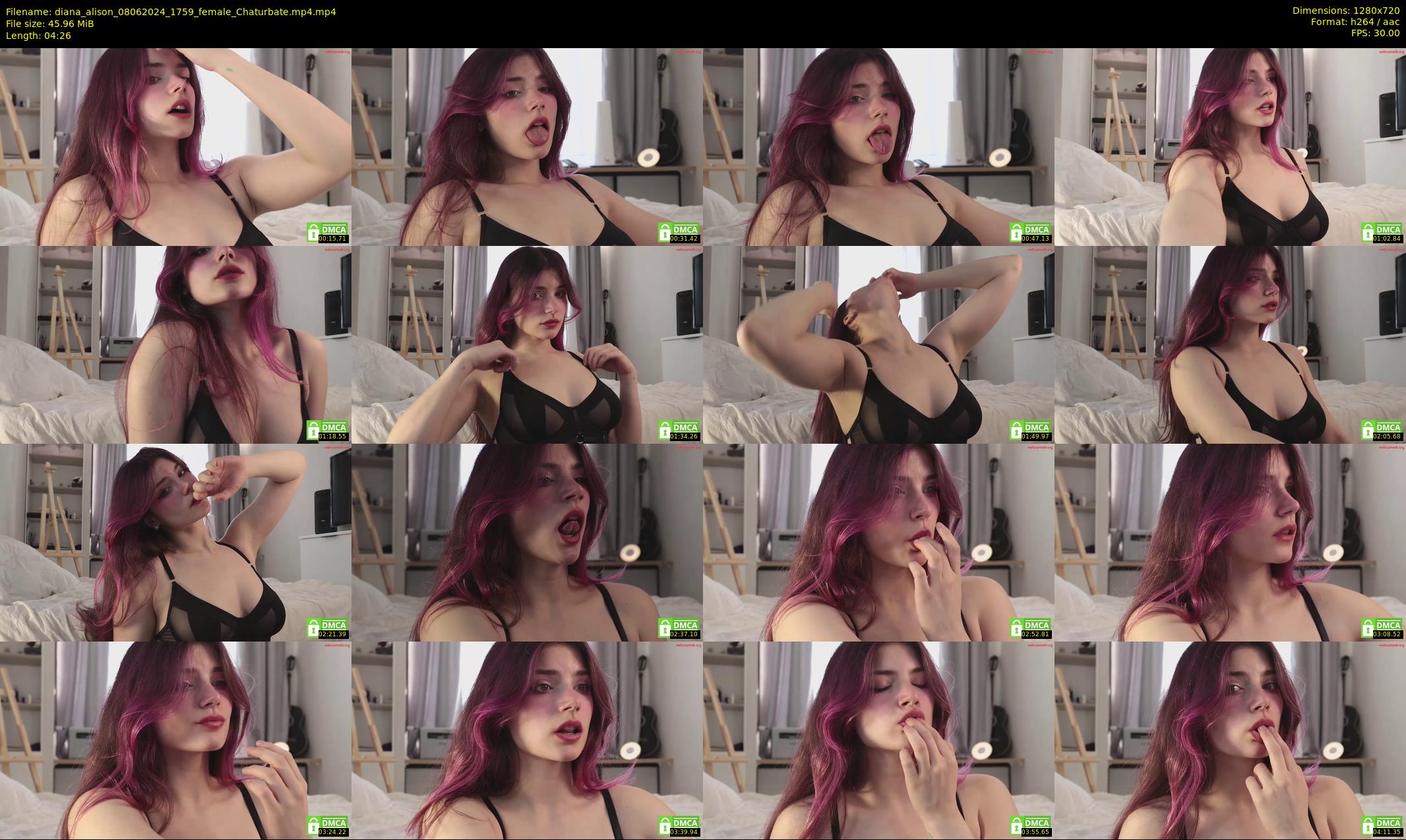 diana_alison — 5 minute Chaturbate female cam show recording, 720p, Jun 8, 2024