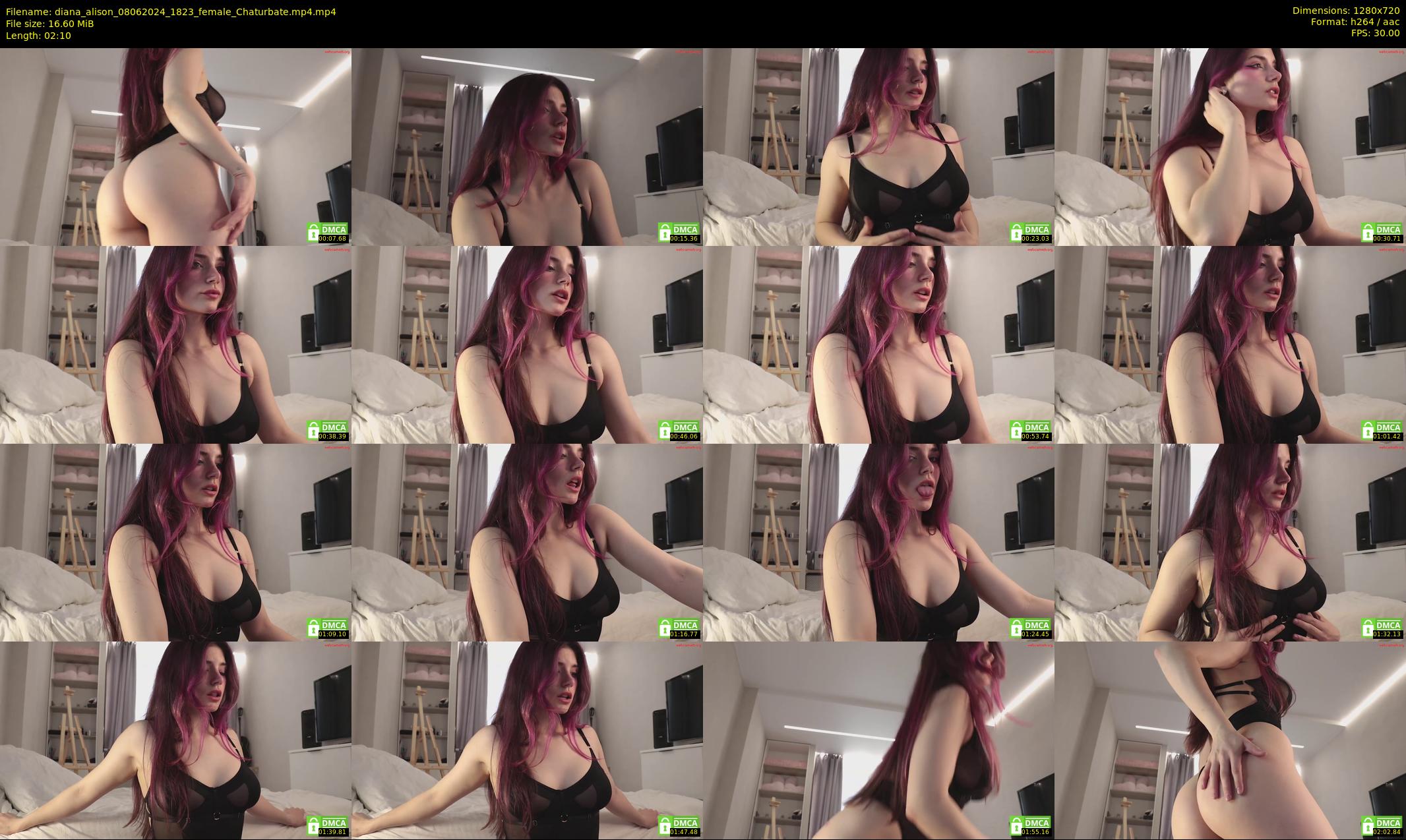 diana_alison — 3 minute Chaturbate female cam show recording, 720p, Jun 8, 2024