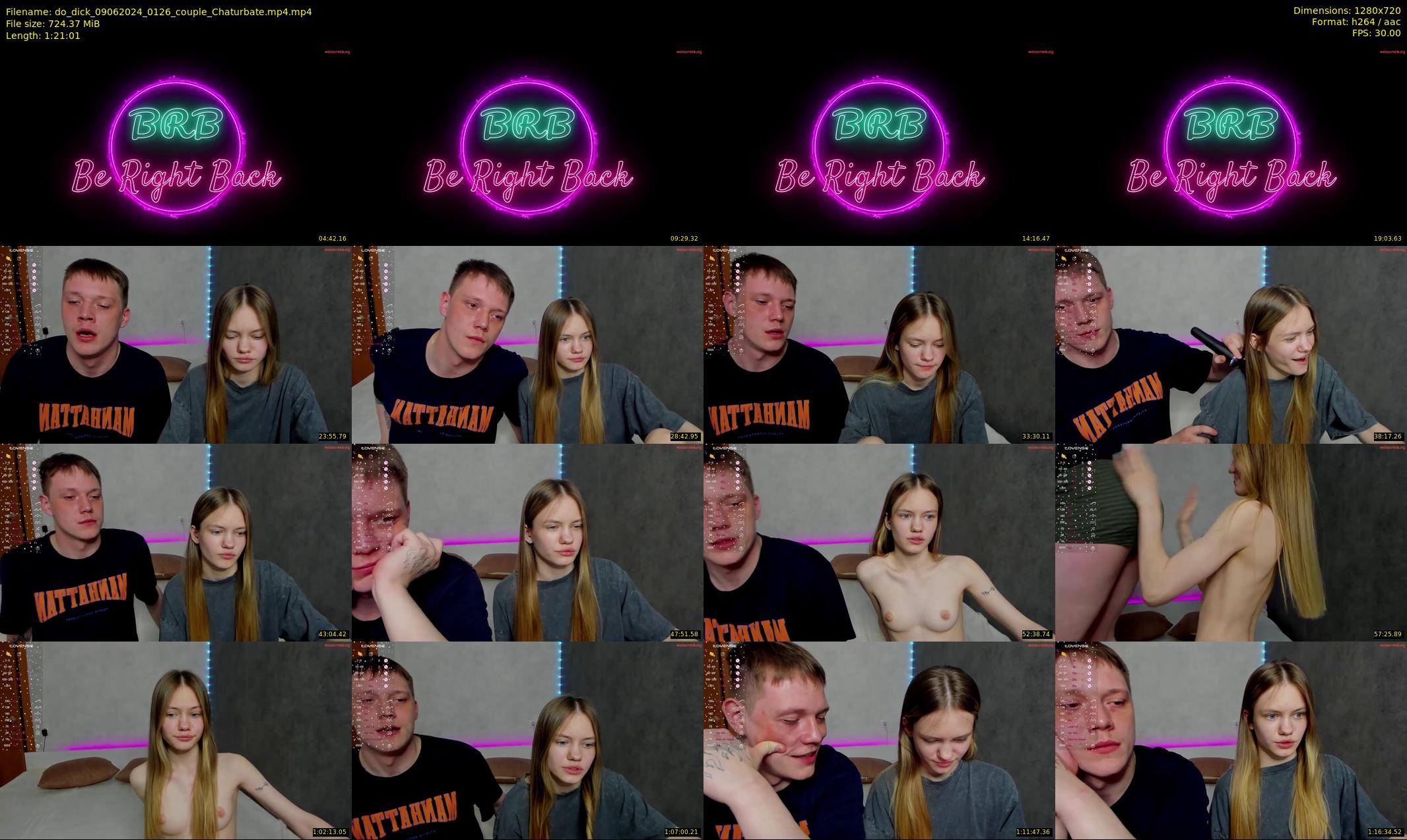 do_dick — 82 minute Chaturbate couple cam show recording, 720p, Jun 9, 2024