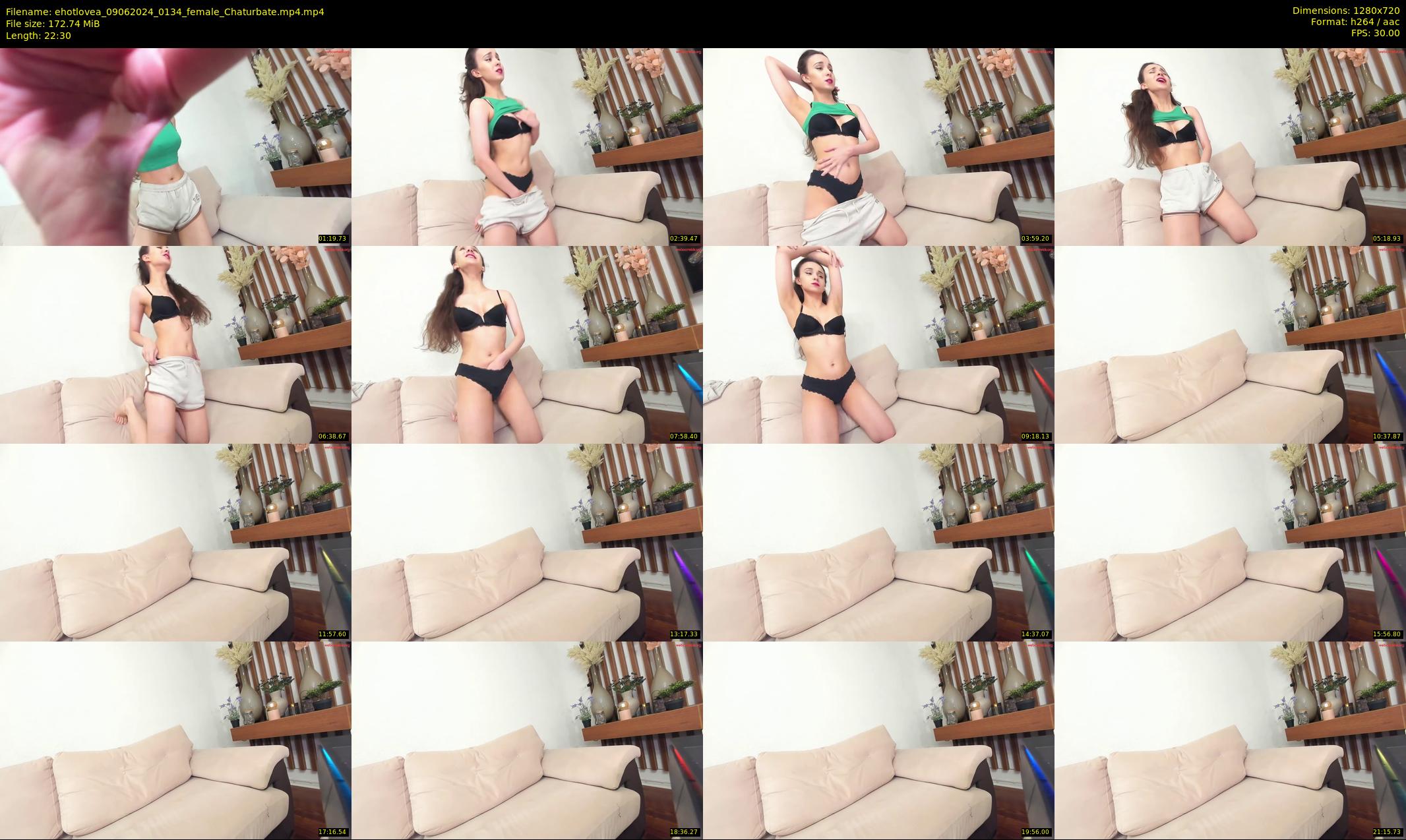 ehotlovea — 23 minute Chaturbate female cam show recording, 720p, Jun 9, 2024