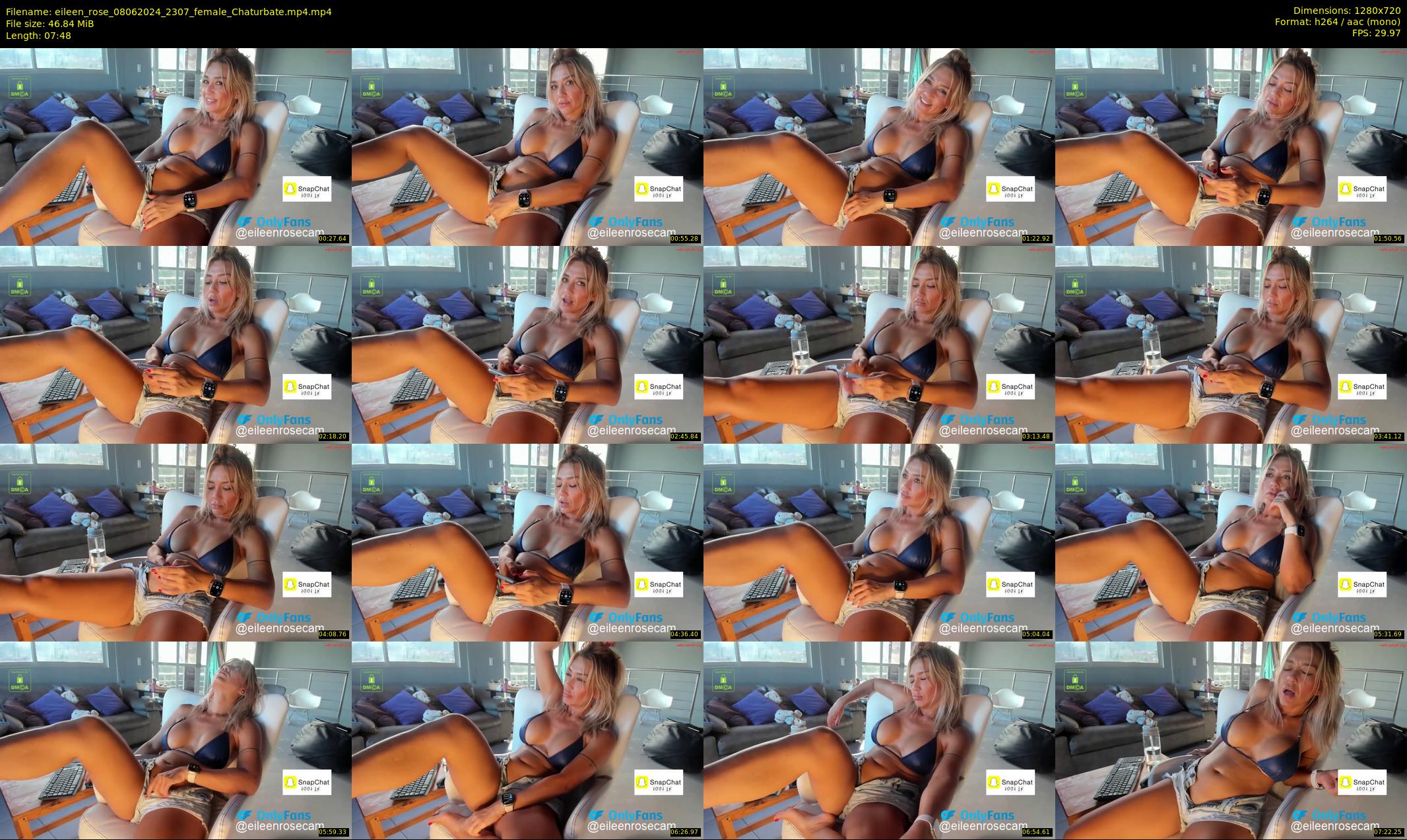 eileen_rose — 8 minute Chaturbate female cam show recording, 720p, Jun 8, 2024