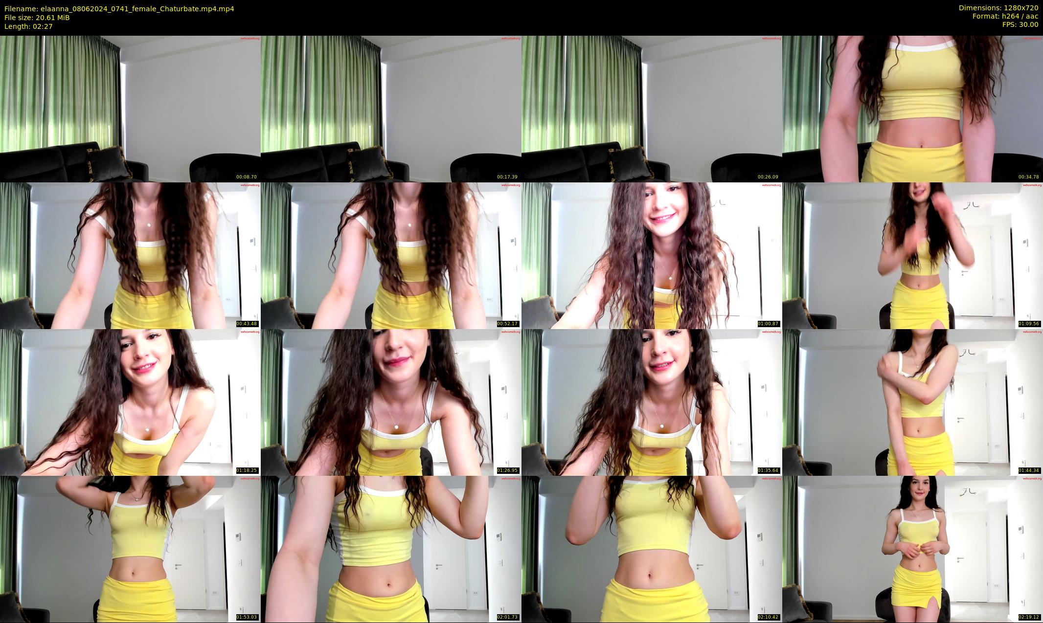 elaanna — 3 minute Chaturbate female cam show recording, 720p, Jun 8, 2024