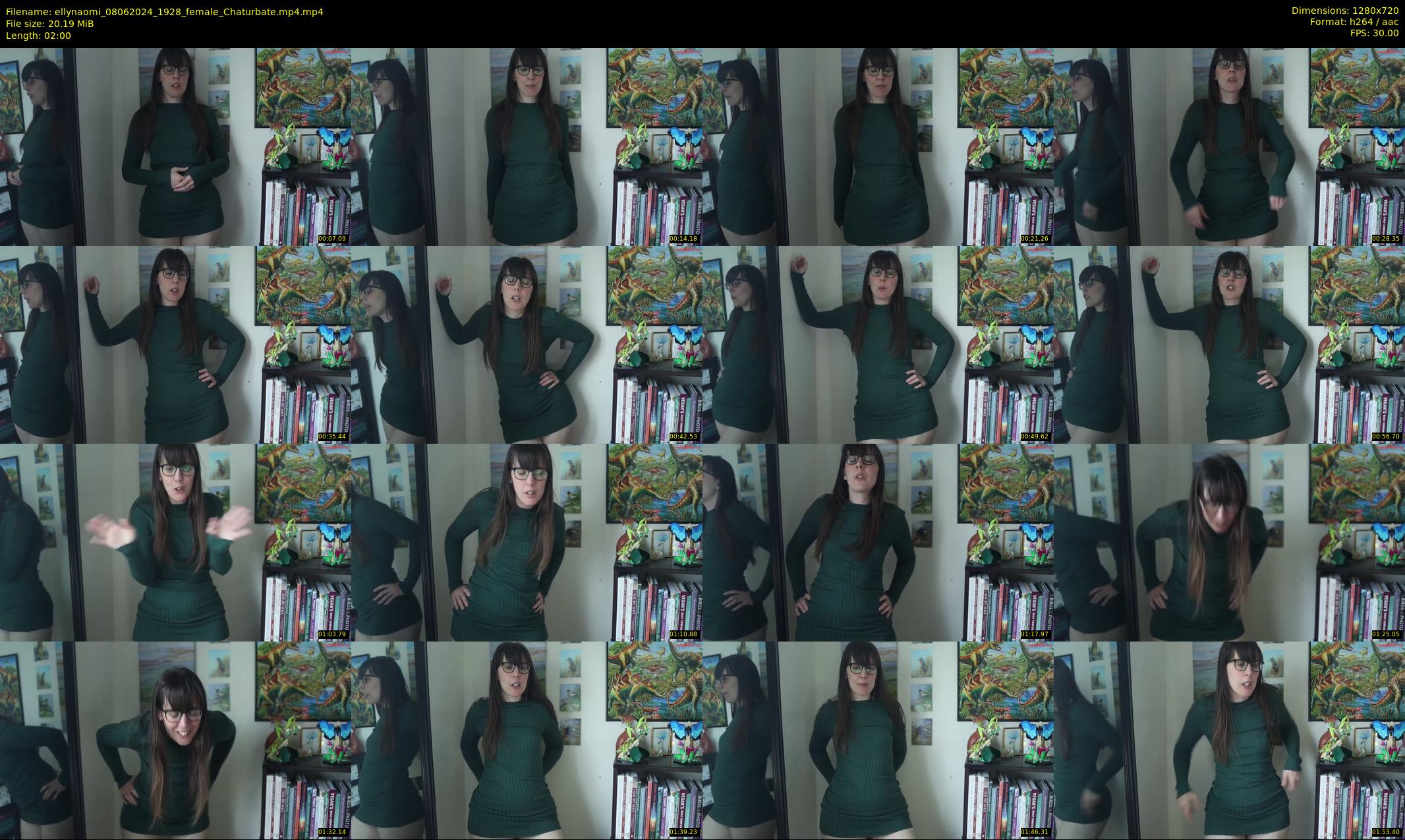 ellynaomi — 2 minute Chaturbate female cam show recording, 720p, Jun 8, 2024