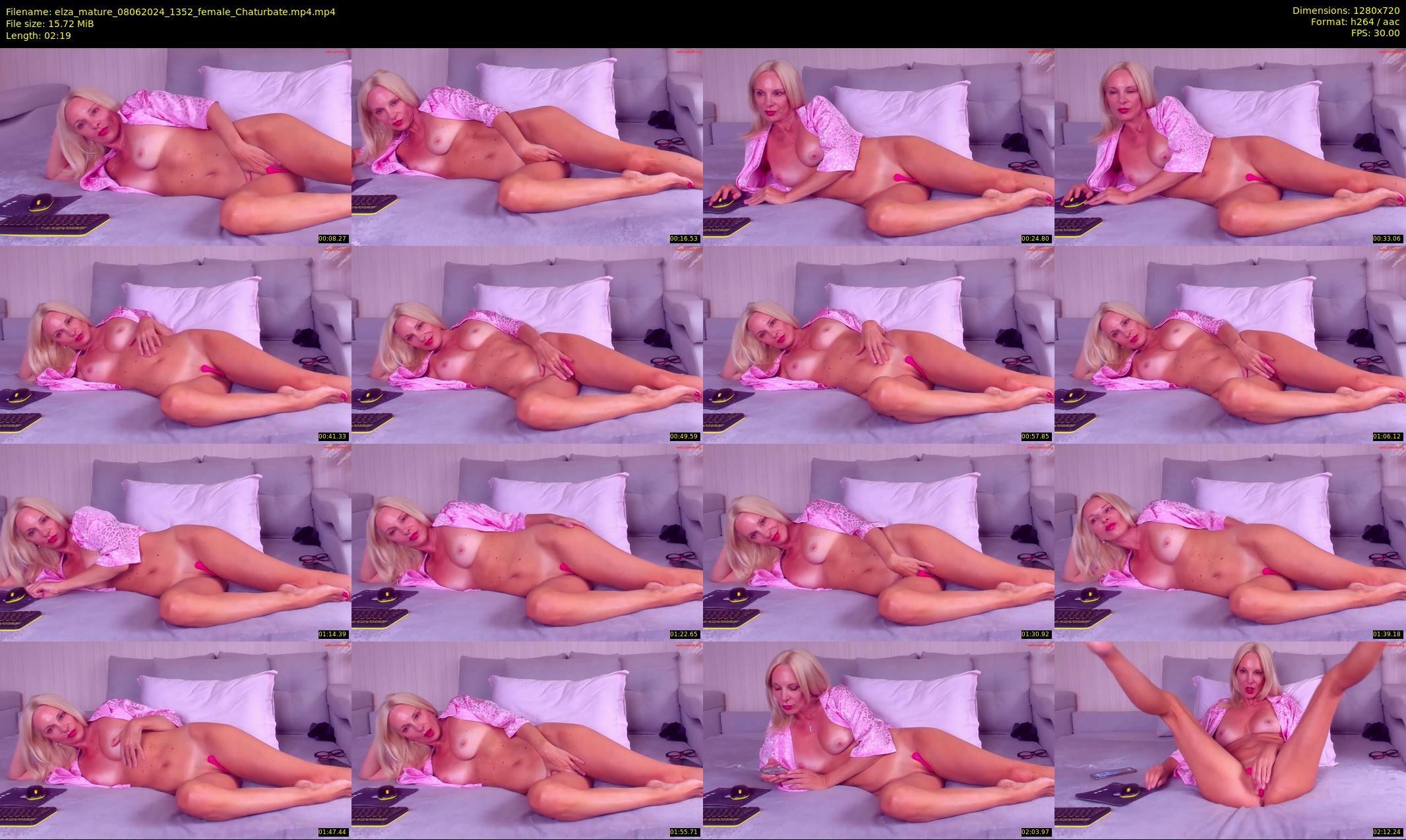 elza_mature — 3 minute Chaturbate female cam show recording, 720p, Jun 8, 2024