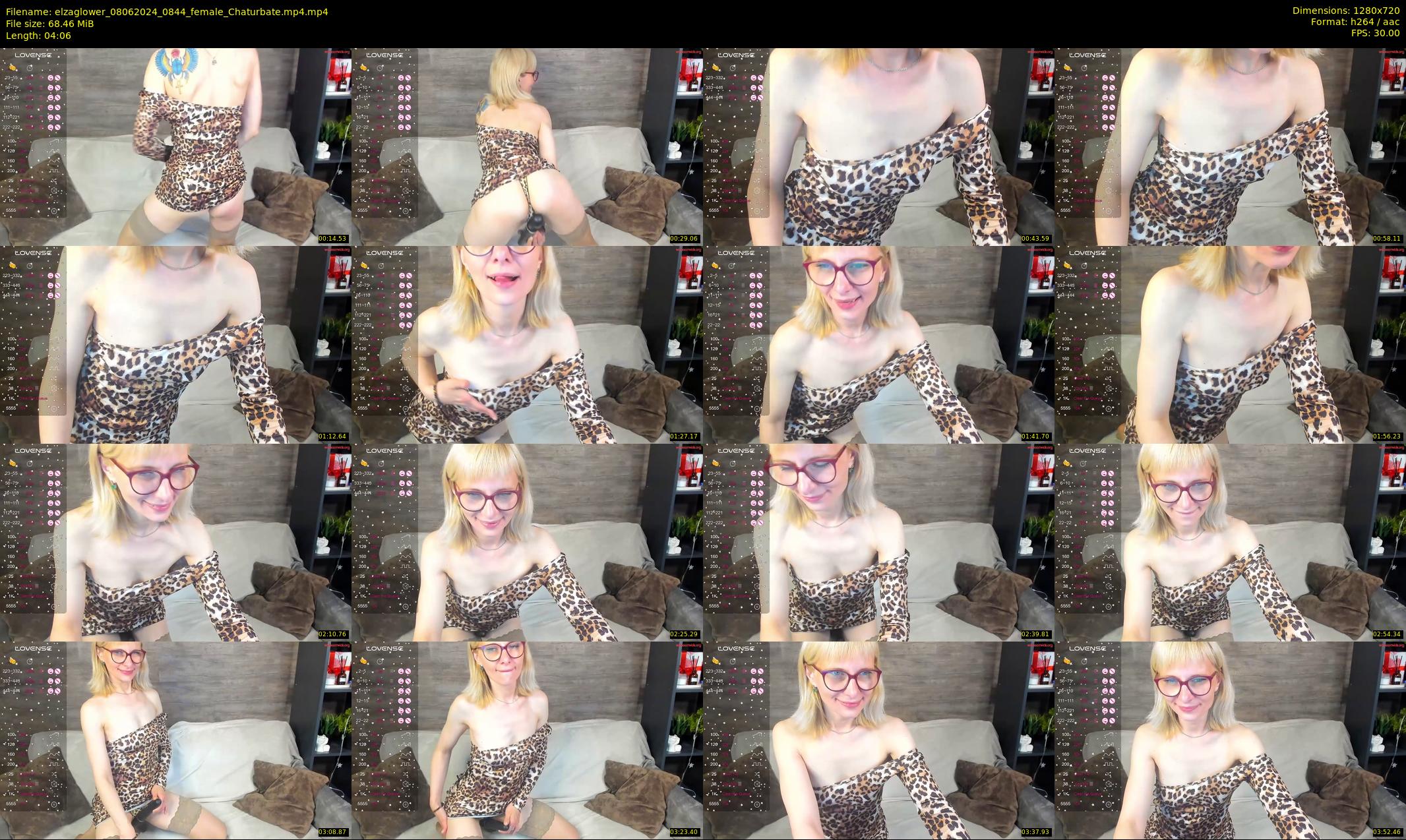 elzaglower — 5 minute Chaturbate female cam show recording, 720p, Jun 8, 2024