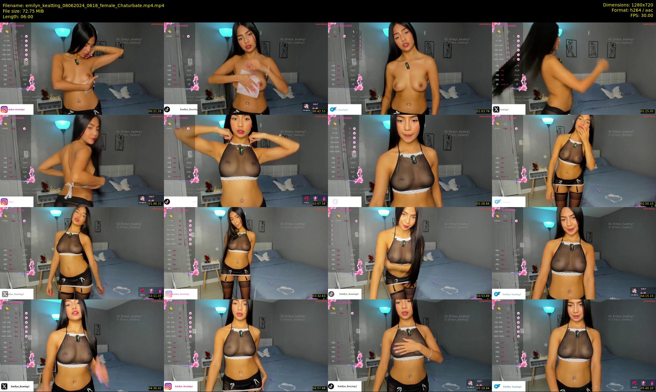 emilyn_keatting — 6 minute Chaturbate female cam show recording, 720p, Jun 8, 2024