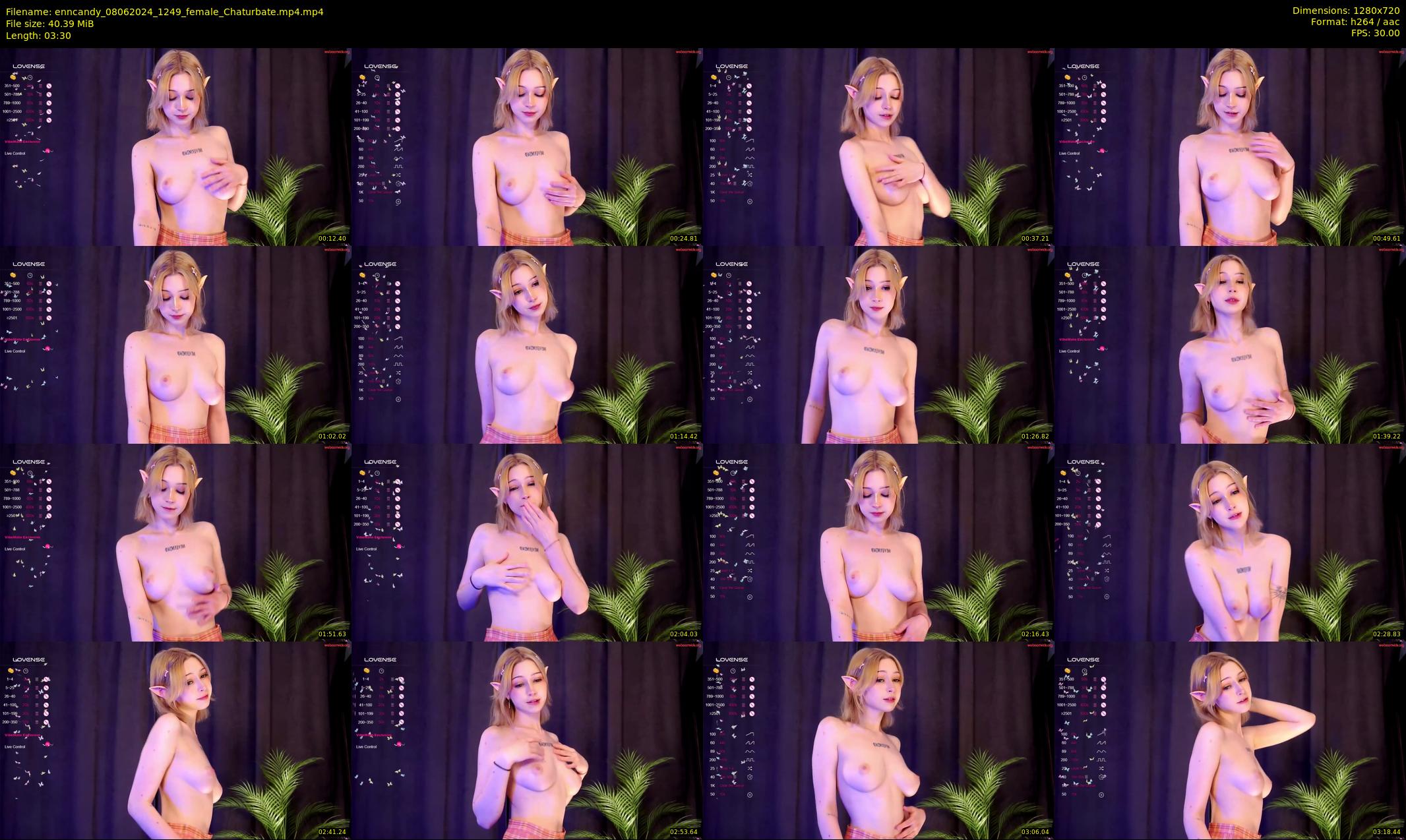 enncandy — 4 minute Chaturbate female cam show recording, 720p, Jun 8, 2024