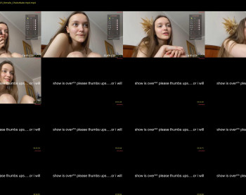 existencee — 9 minute Chaturbate female cam show recording, 720p, Jun 8, 2024