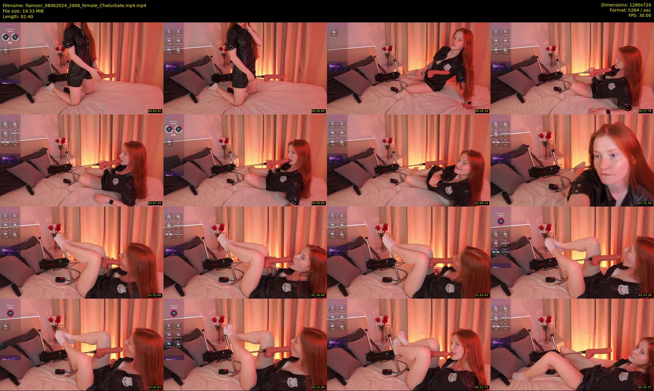 fiamoor — 3 minute Chaturbate female cam show recording, 720p, Jun 8, 2024