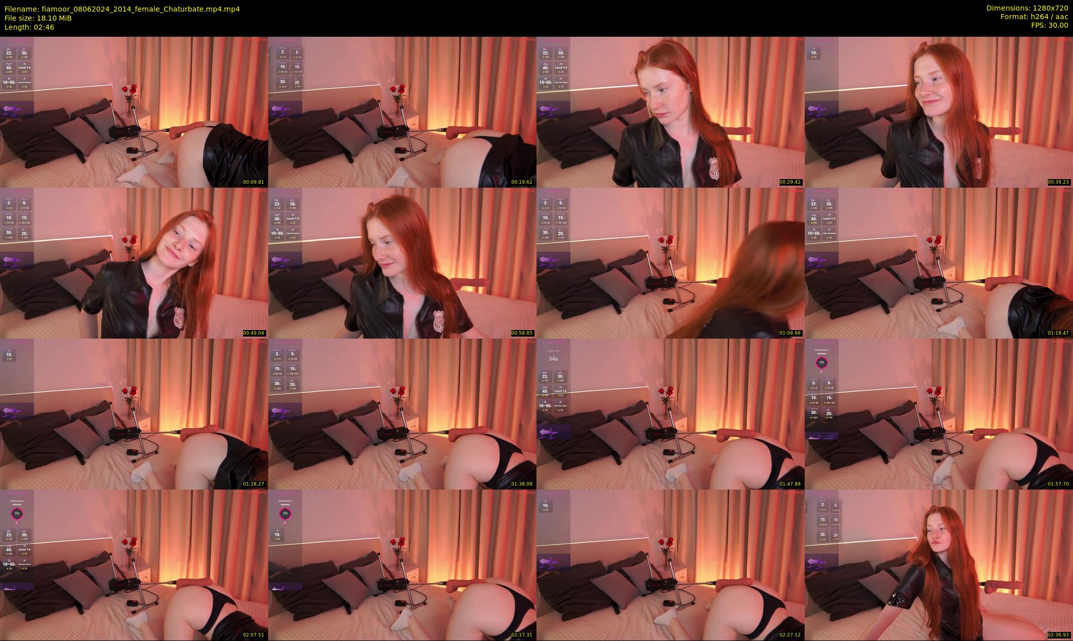 fiamoor — 3 minute Chaturbate female cam show recording, 720p, Jun 8, 2024