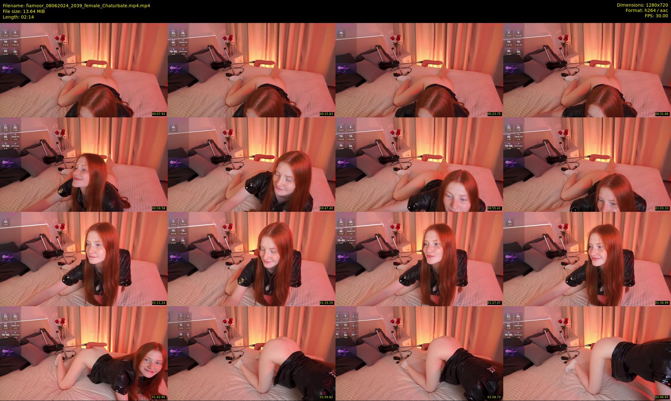 fiamoor — 3 minute Chaturbate female cam show recording, 720p, Jun 8, 2024