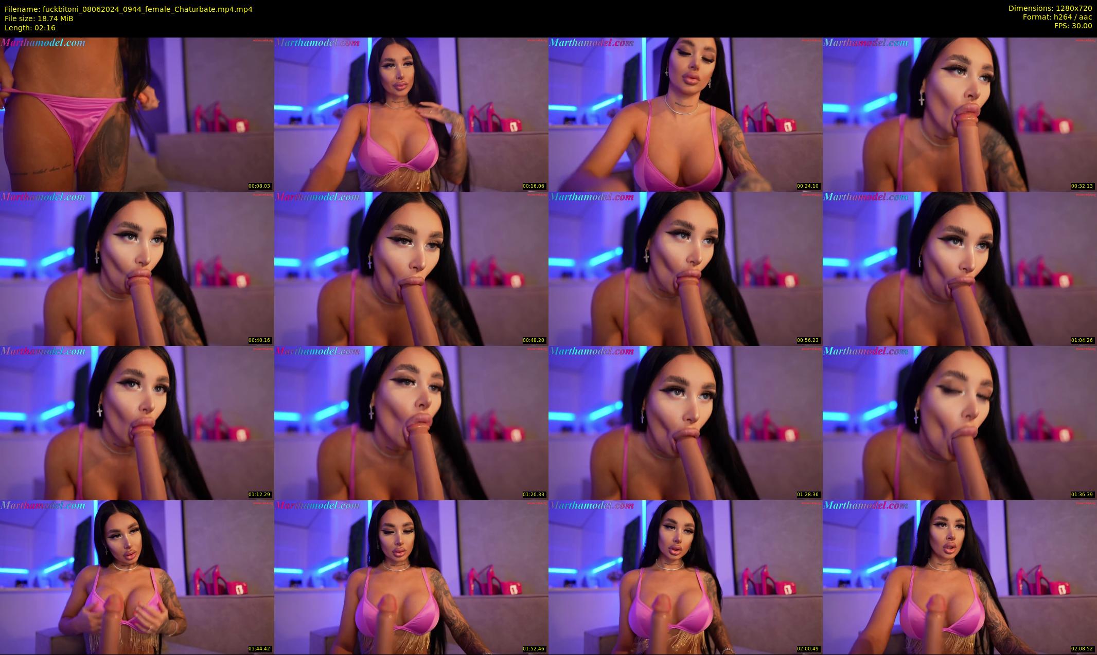 fuckbitoni — 3 minute Chaturbate couple cam show recording, 720p, Jun 8, 2024