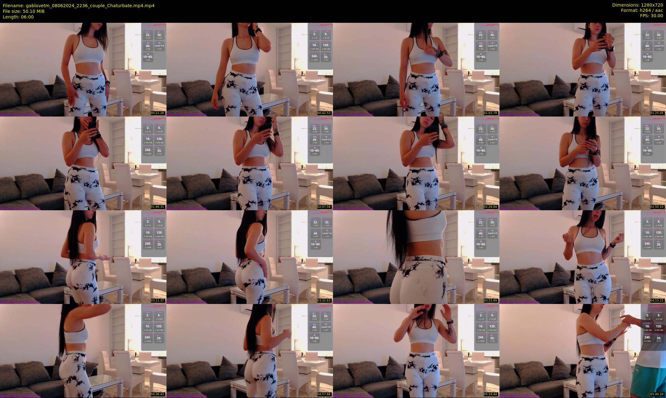 gablovetm — 6 minute Chaturbate couple cam show recording, 720p, Jun 8, 2024