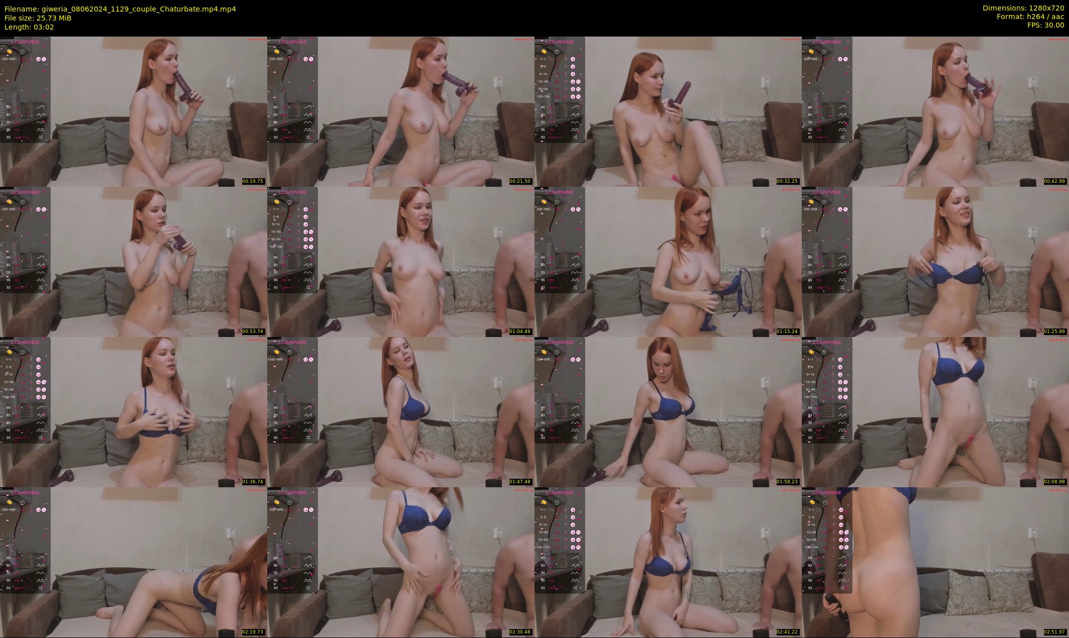 giweria — 4 minute Chaturbate couple cam show recording, 720p, Jun 8, 2024