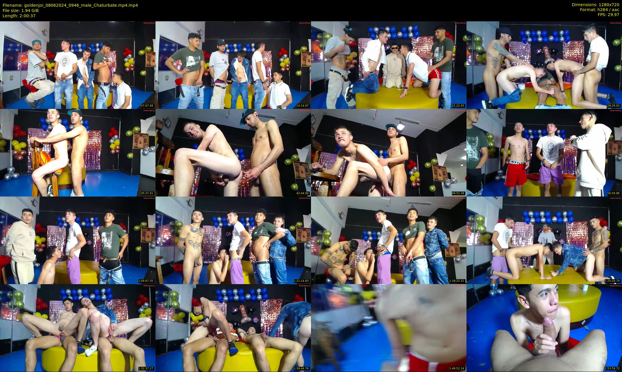 goldenjoi — 121 minute Chaturbate male cam show recording, 720p, Jun 8, 2024