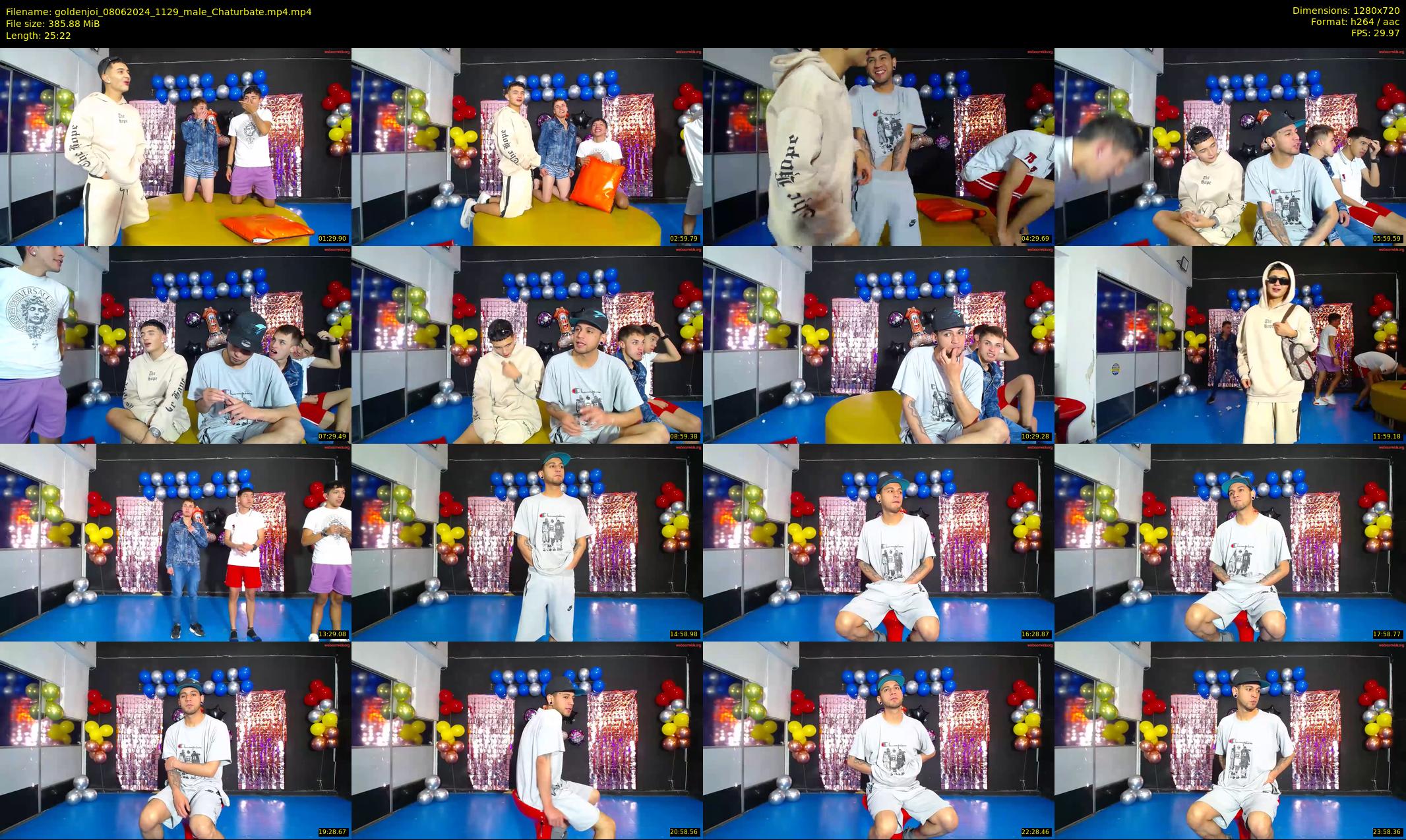goldenjoi — 26 minute Chaturbate male cam show recording, 720p, Jun 8, 2024