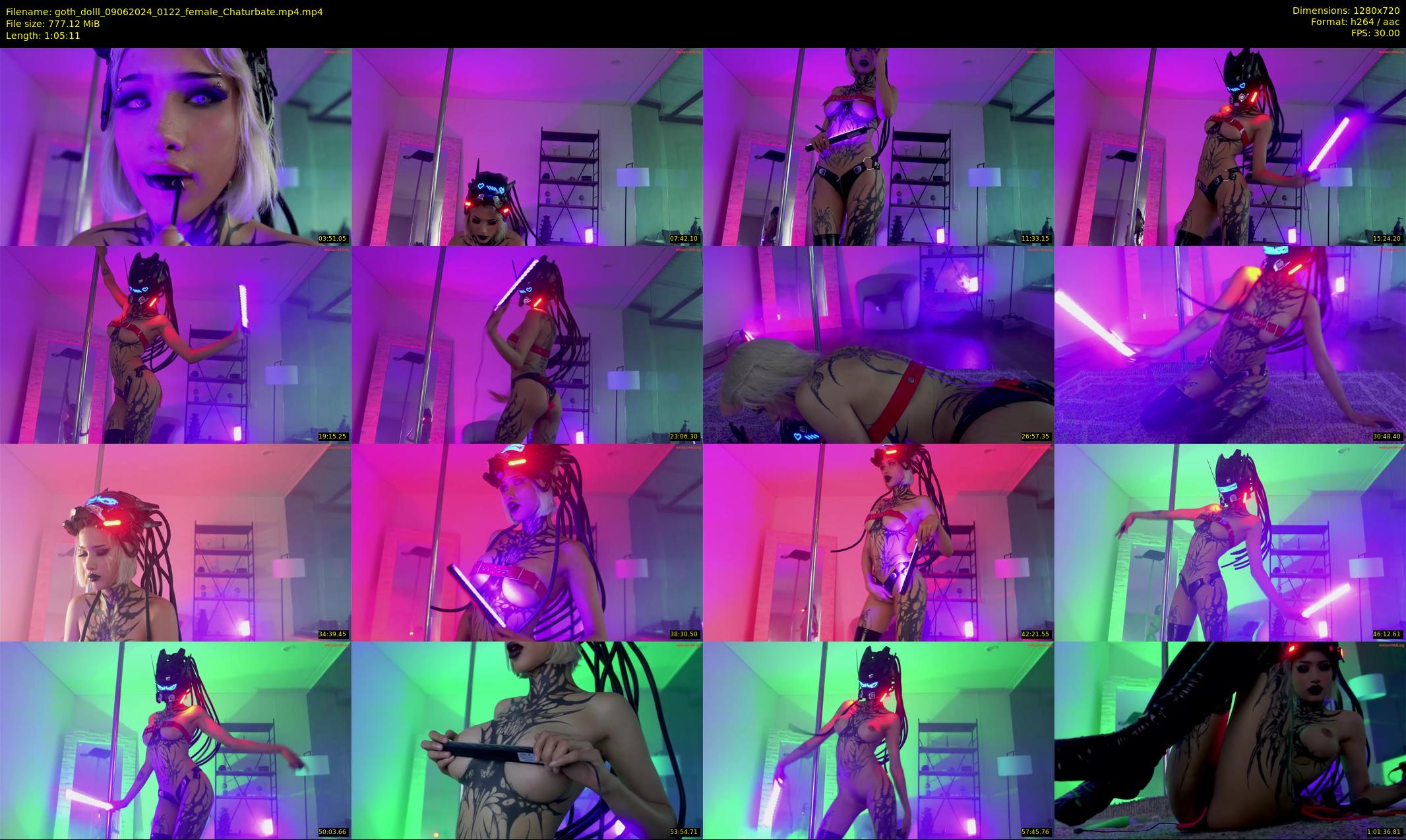 goth_dolll — 66 minute Chaturbate female cam show recording, 720p, Jun 9, 2024