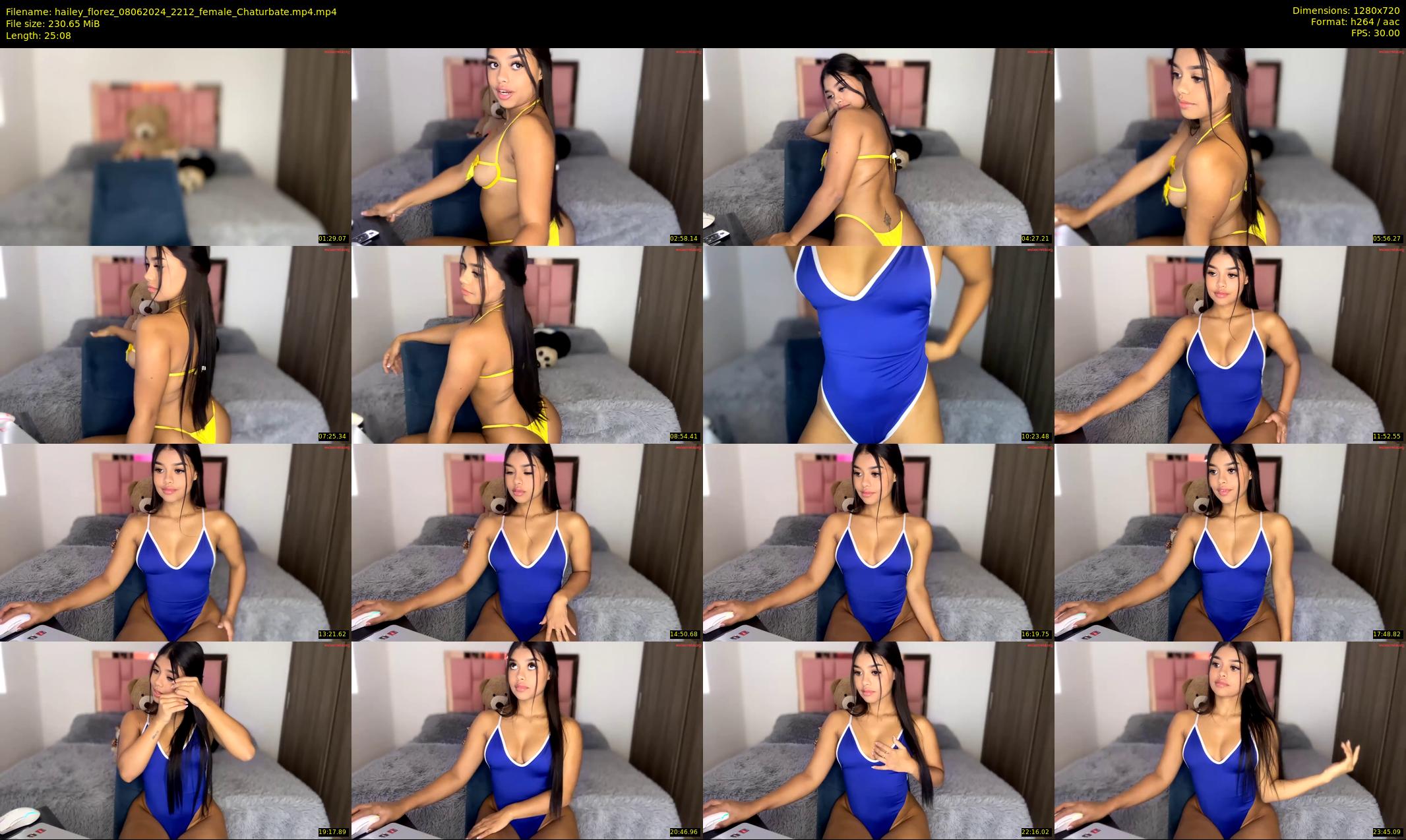 hailey_florez — 26 minute Chaturbate female cam show recording, 720p, Jun 8, 2024