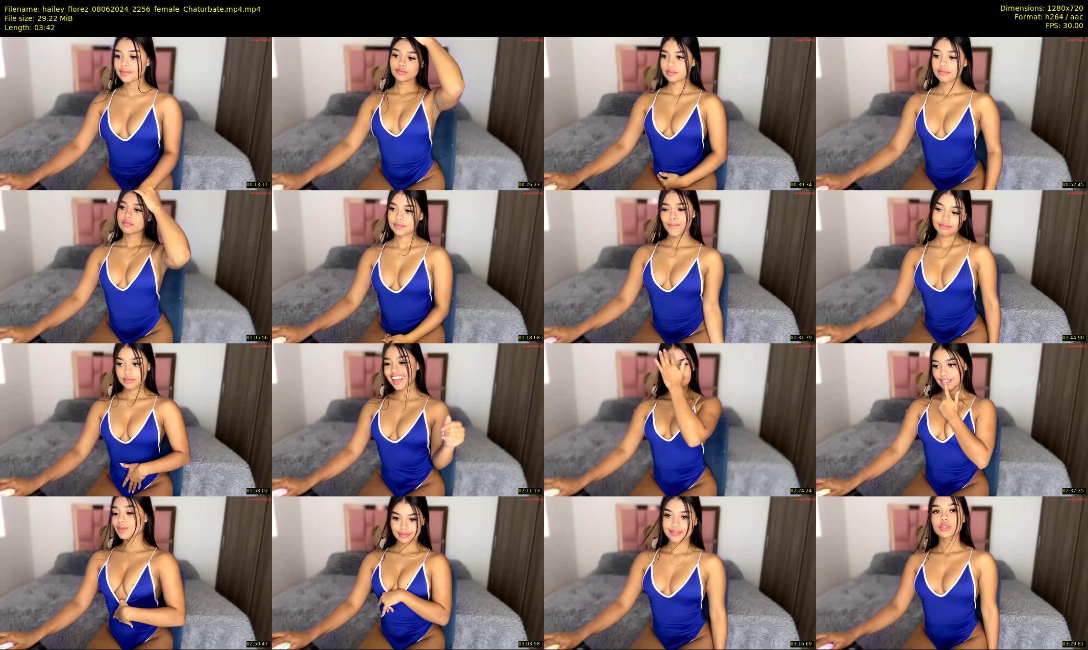 hailey_florez — 4 minute Chaturbate female cam show recording, 720p, Jun 8, 2024