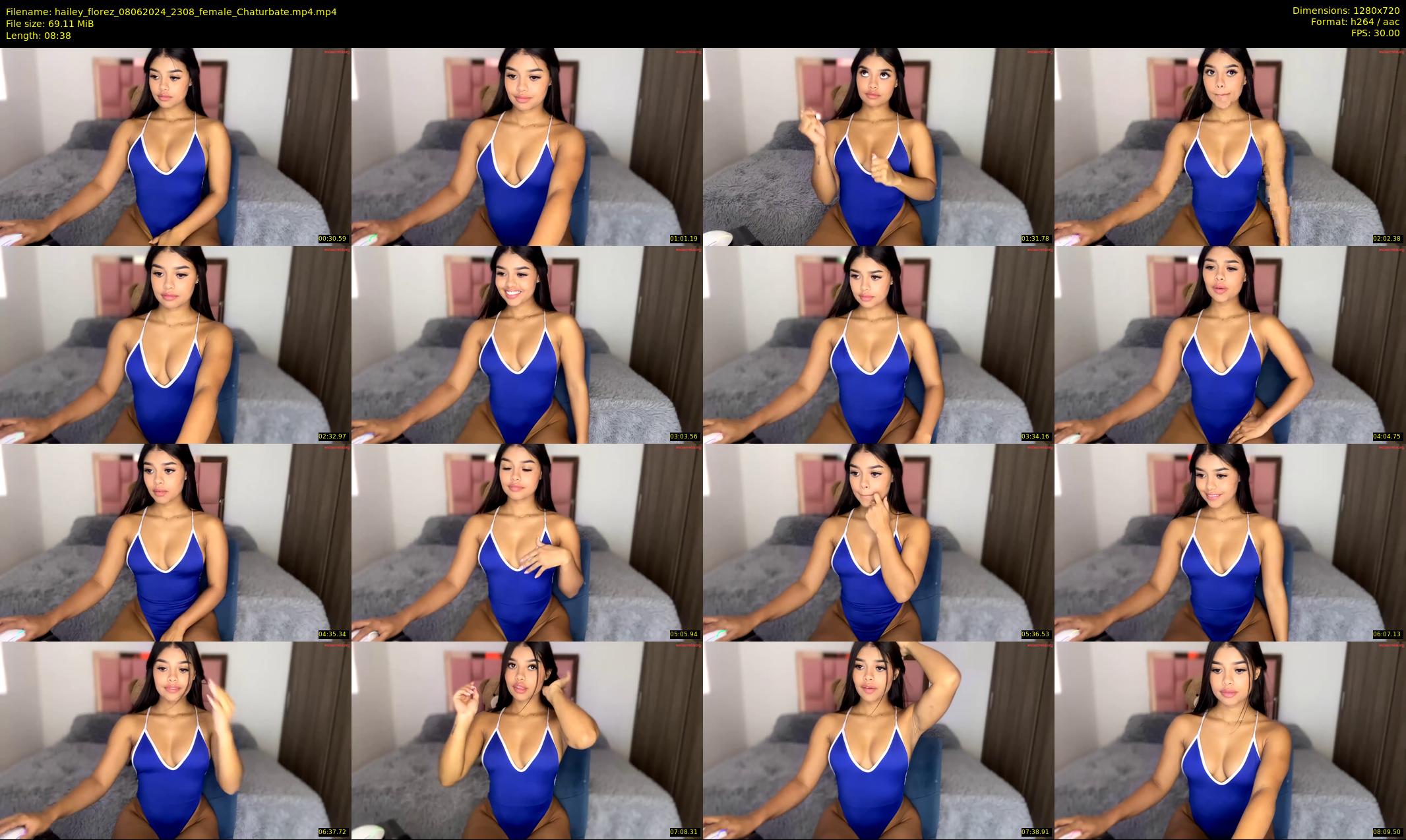 hailey_florez — 9 minute Chaturbate female cam show recording, 720p, Jun 8, 2024