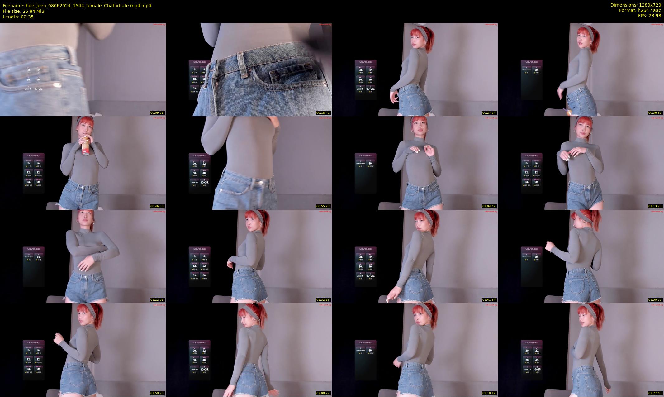 hee_jeen — 3 minute Chaturbate female cam show recording, 720p, Jun 8, 2024